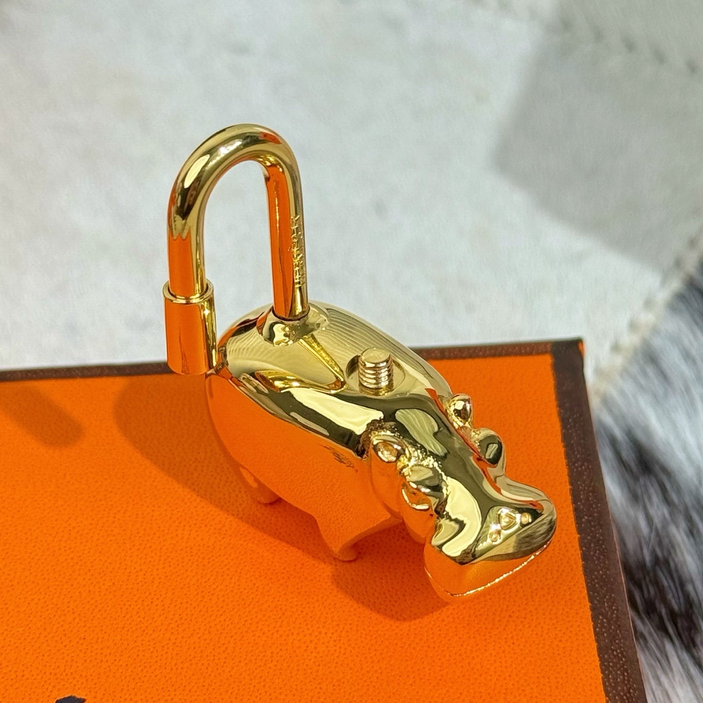 HM Hippo Lock Bag Charm