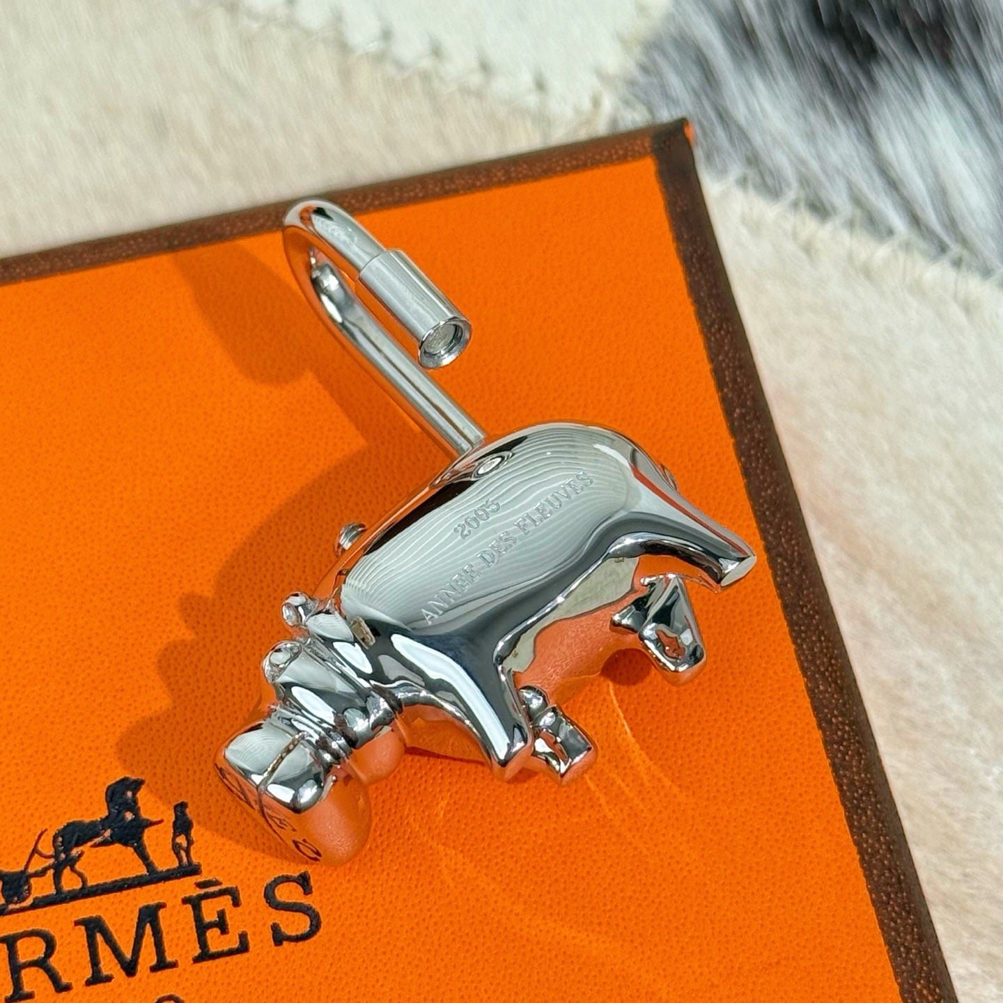 HM Hippo Lock Bag Charm