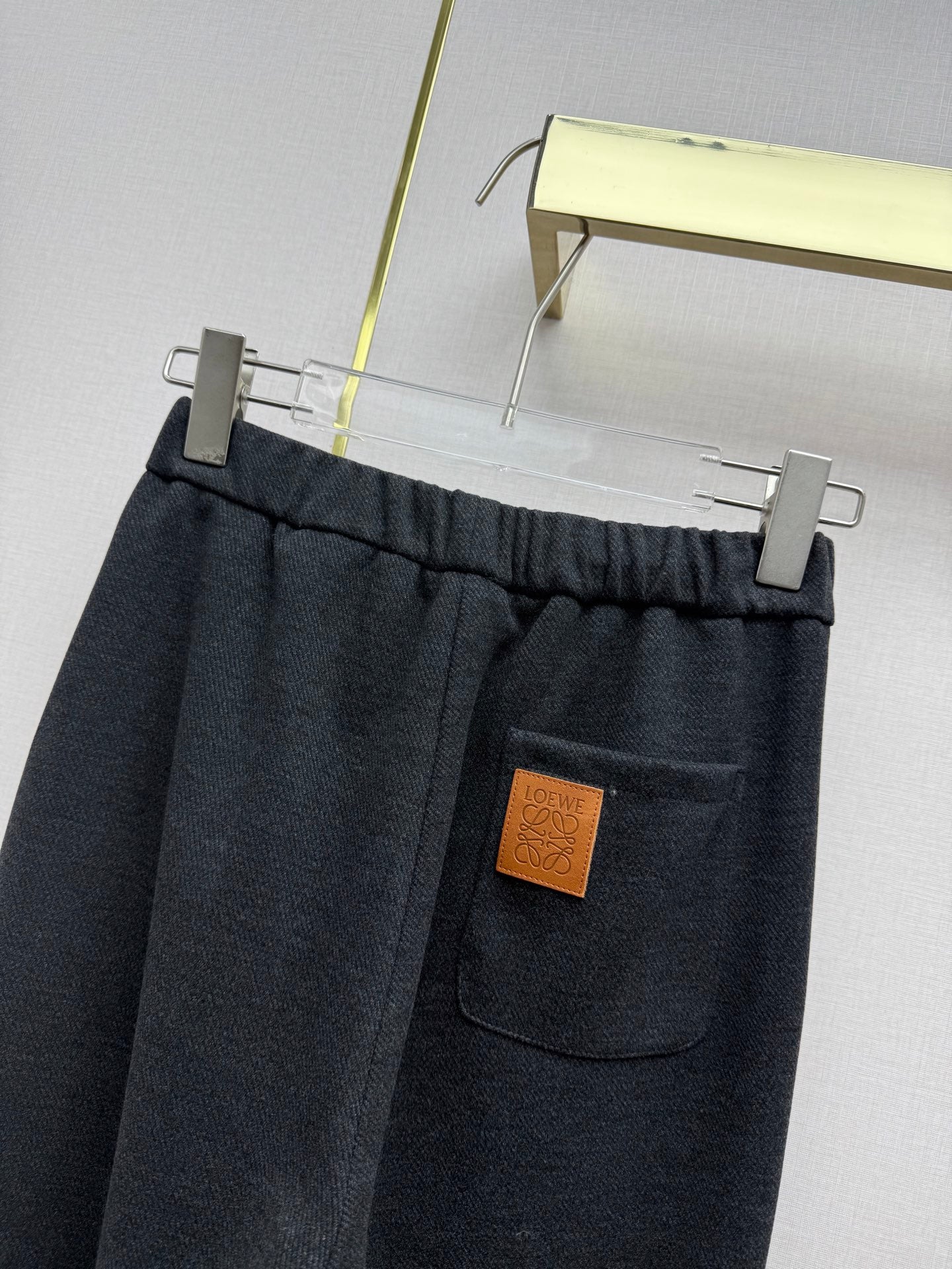 Loewe 2025 Trouser Black and White Polyester 323773