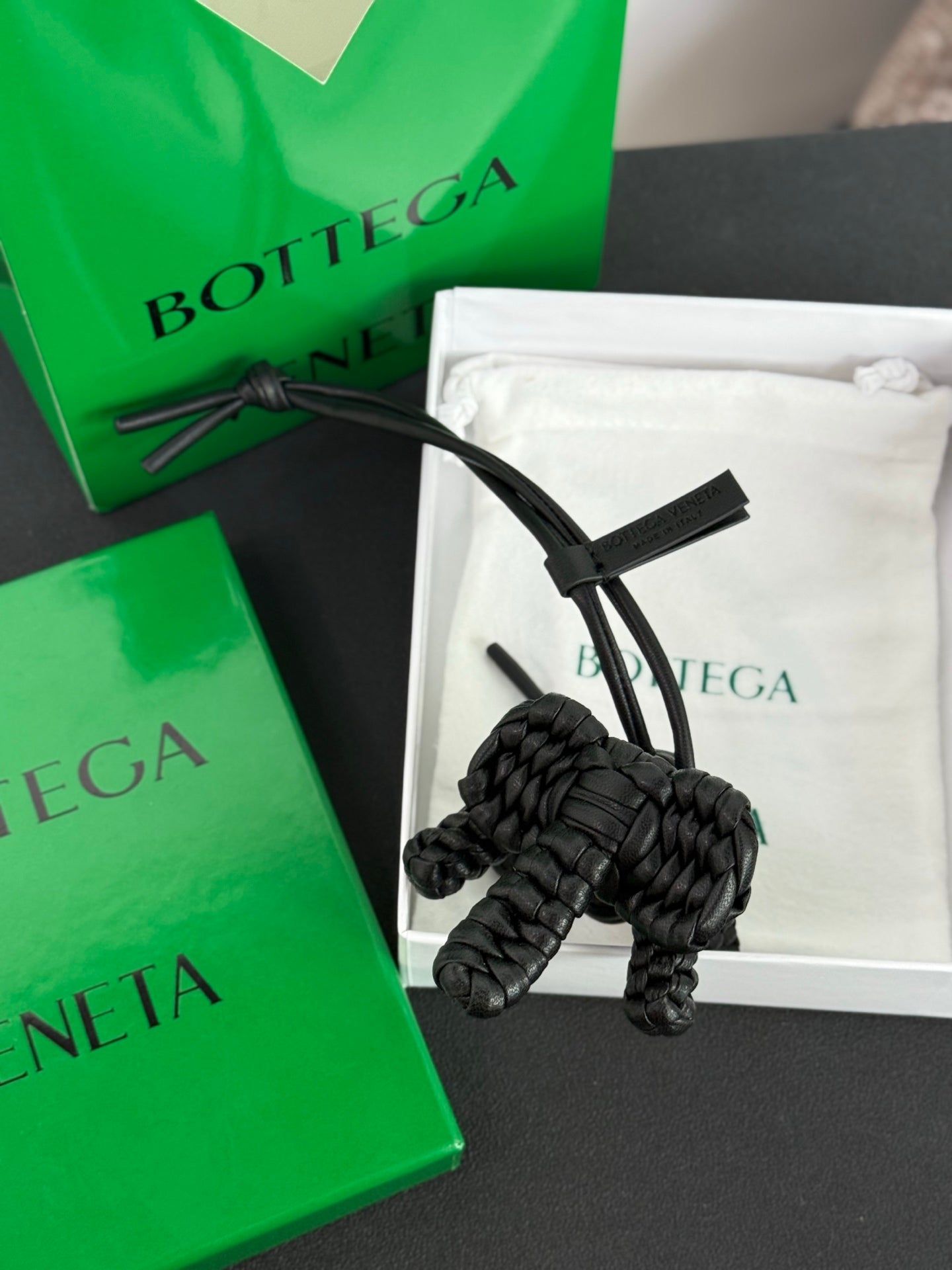 Bottega Veneta Elephant Charm Lambskin