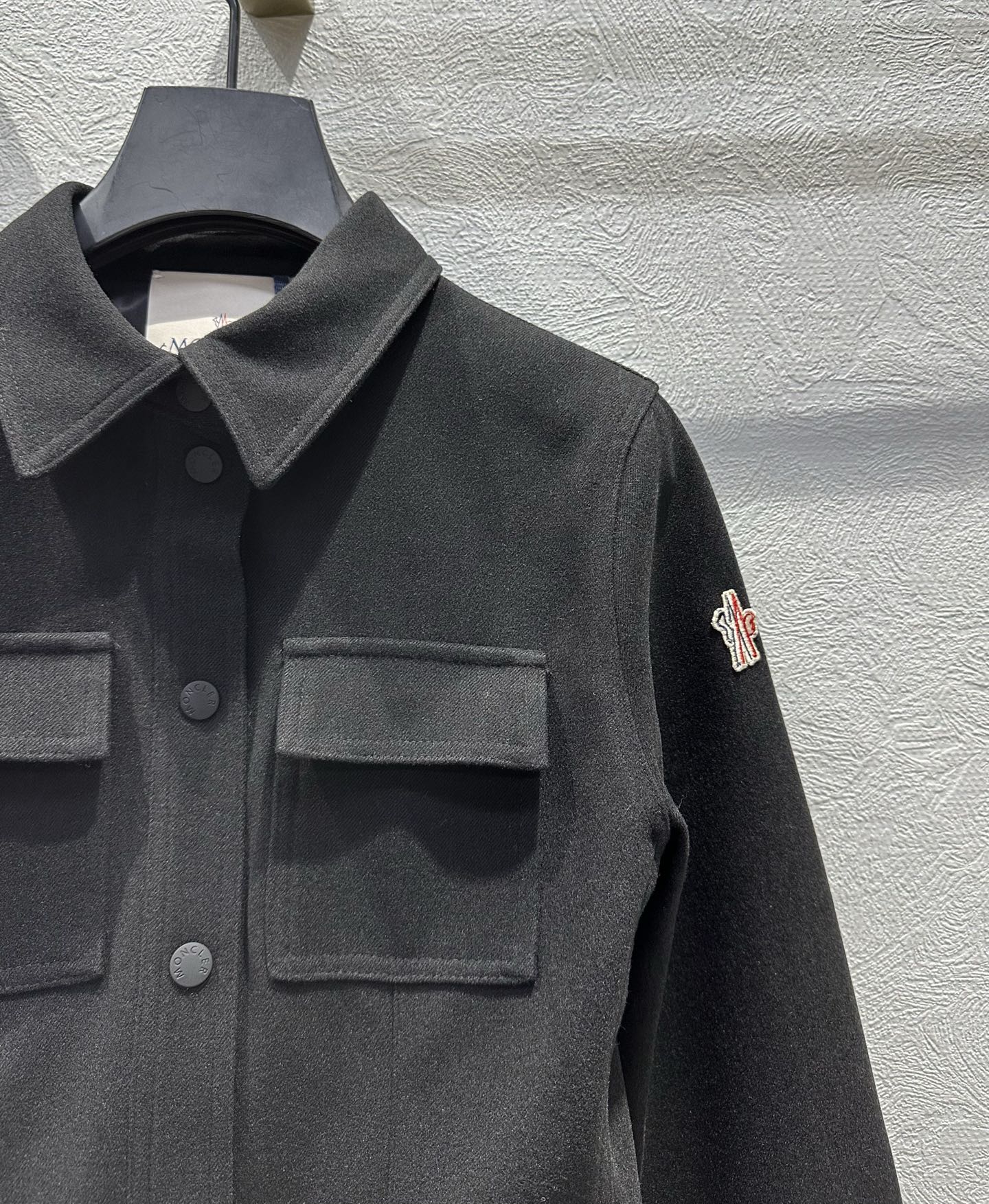 Moncler 2025 Grenoble Interlock Shirt Jacket Polyester