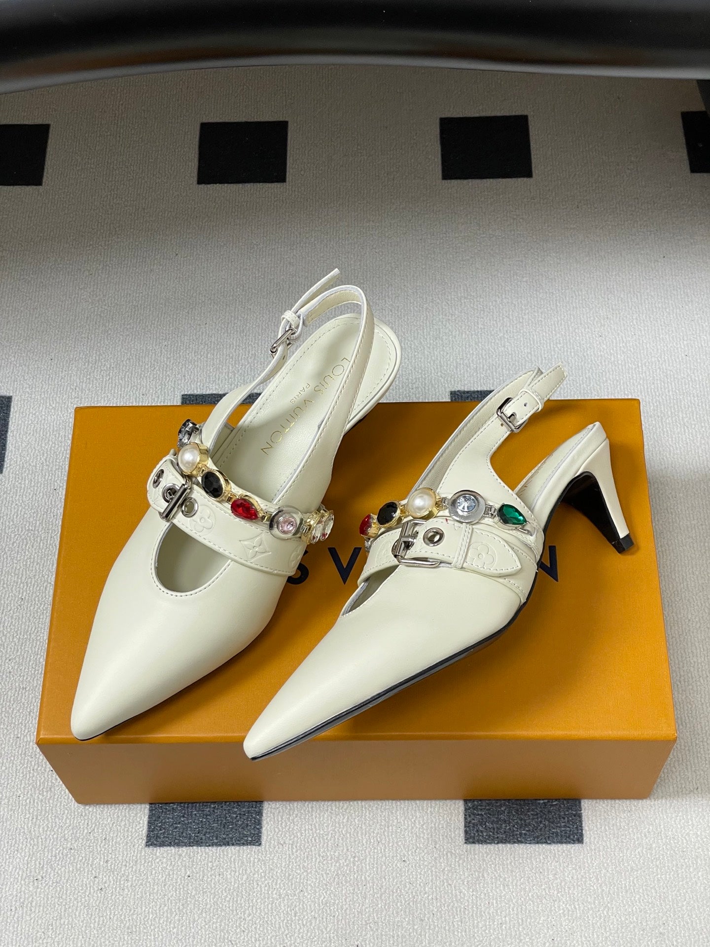 LV 2026 Vibe Slingback Pump Cowhide