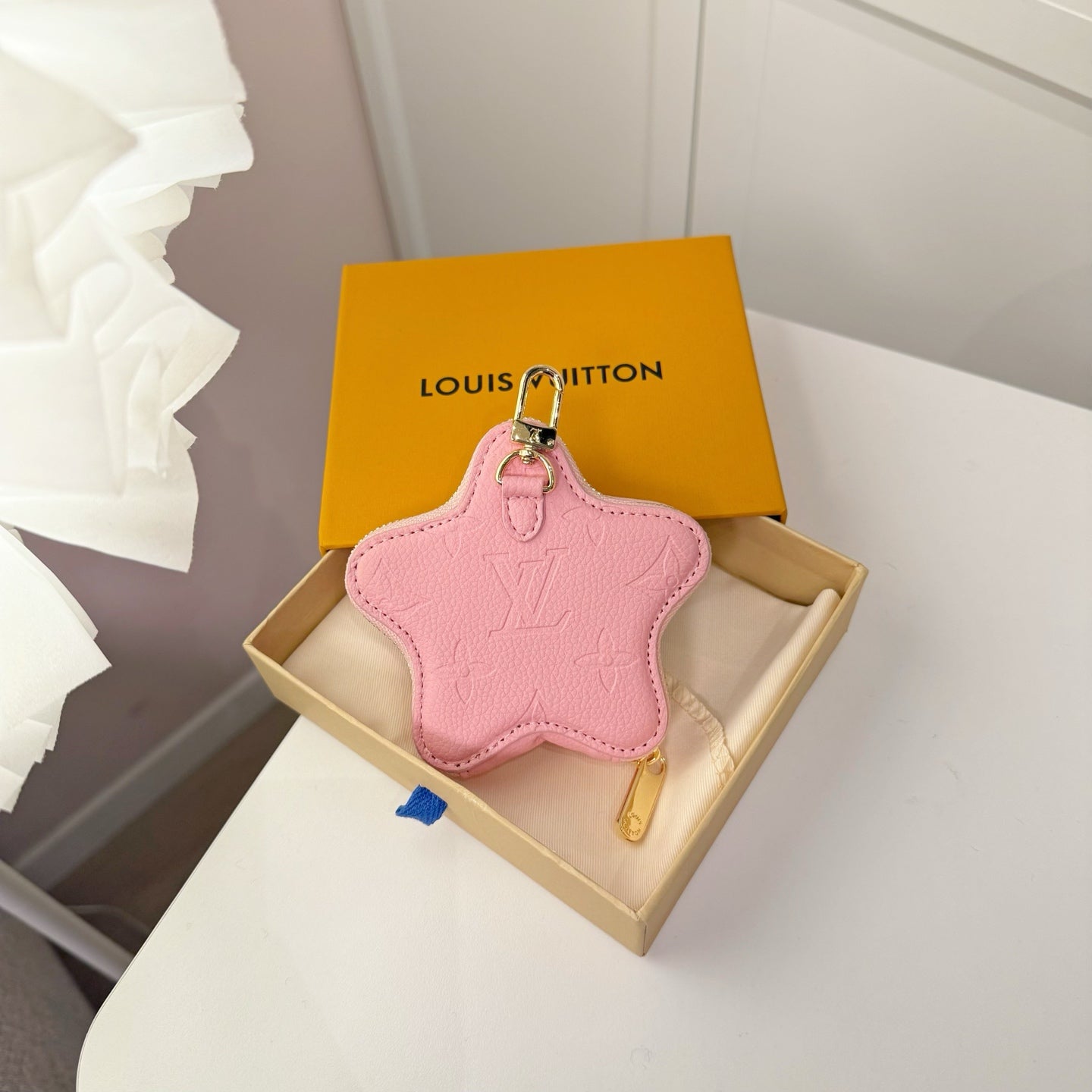 LV Star Bag Charm Leather