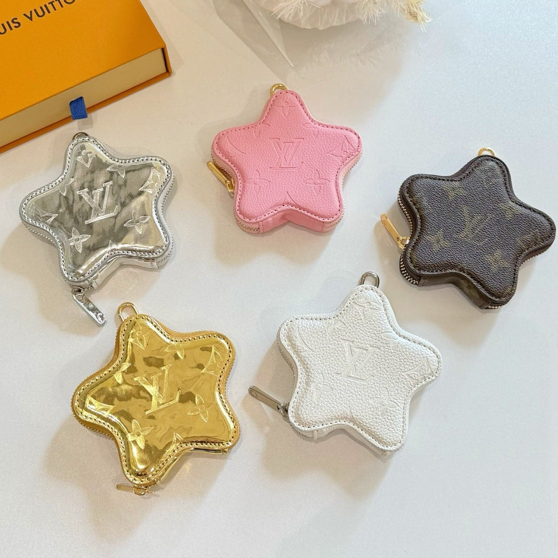 LV Star Bag Charm Leather