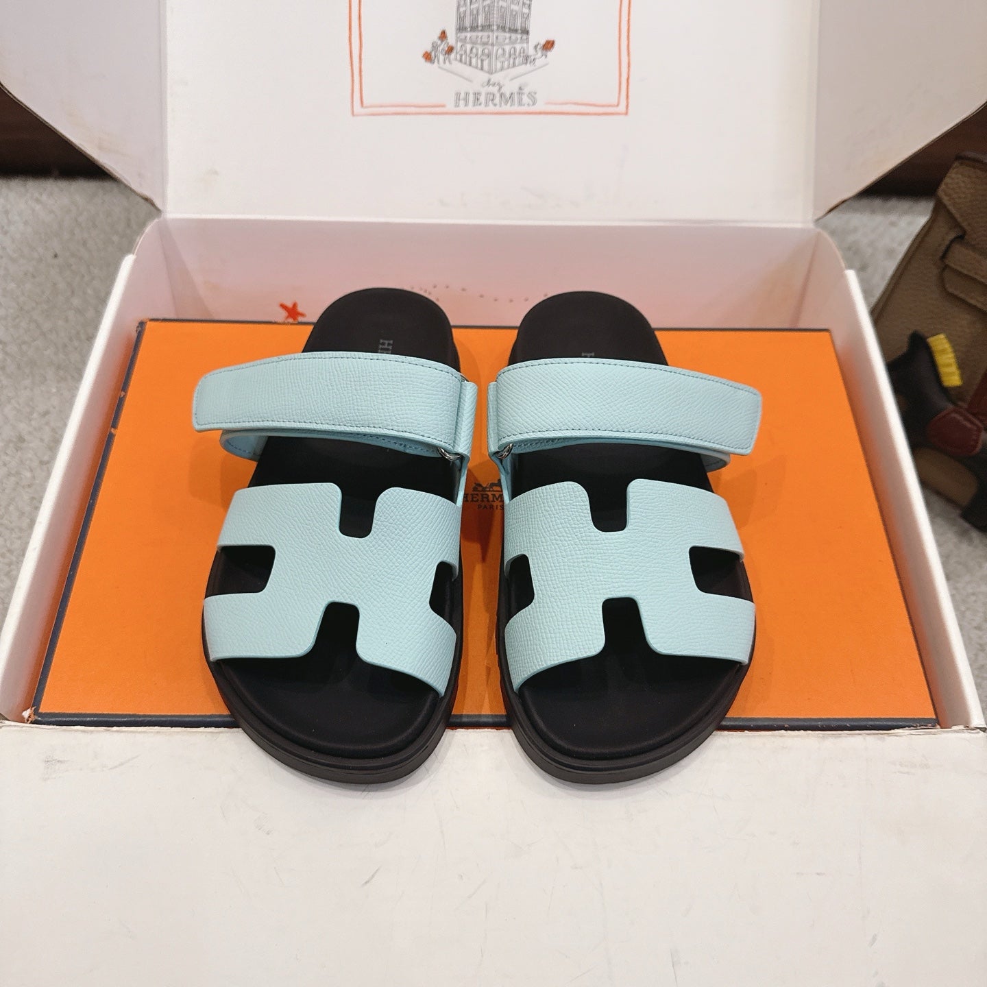 HM Chypre Sandal Grained Calfskin 862962