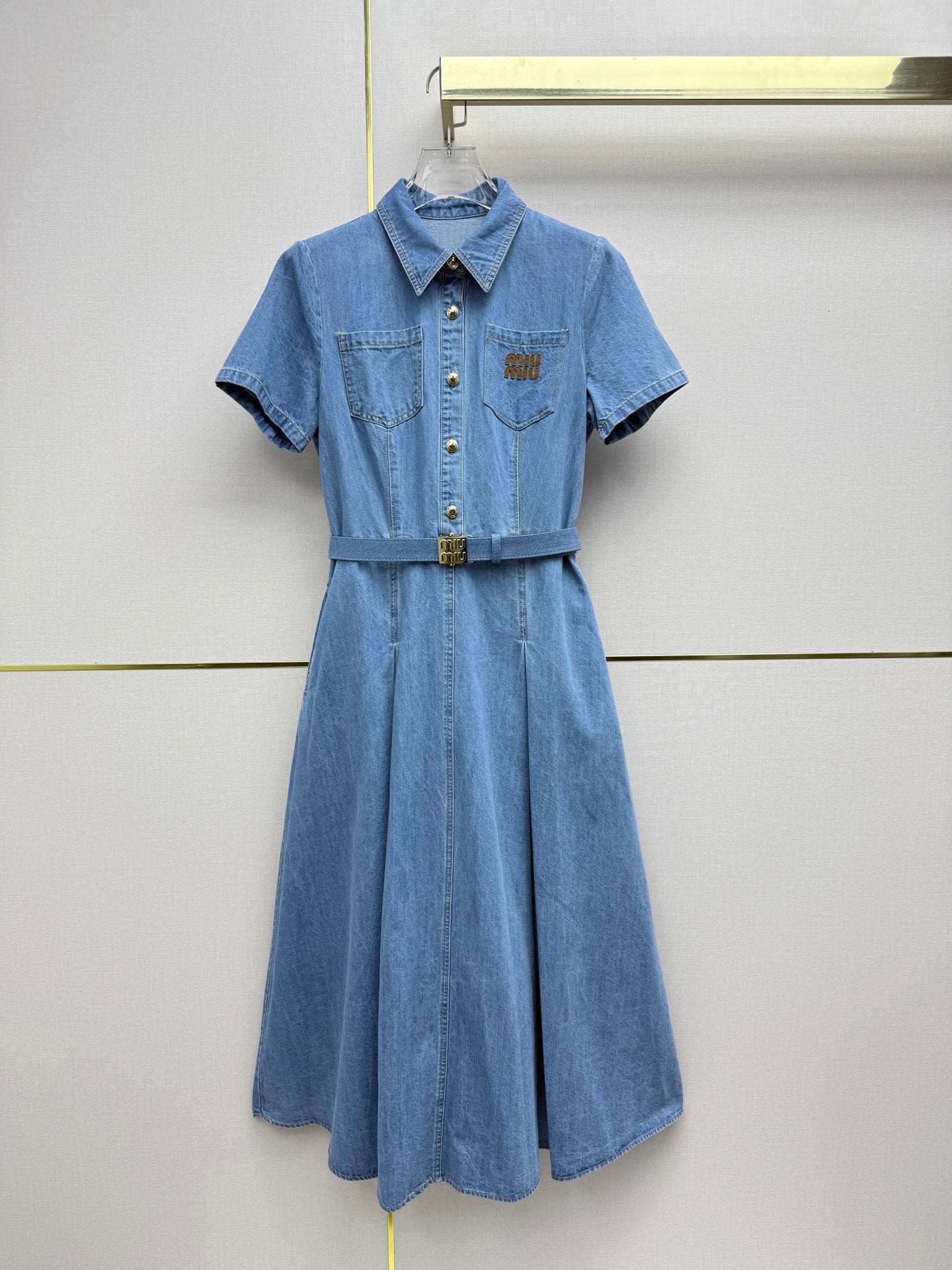Miumiu 2026 Denim Dress Cotton 351559