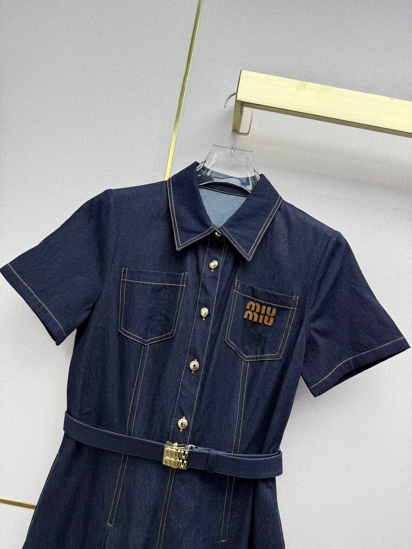 Miumiu 2026 Denim Dress Cotton 351559
