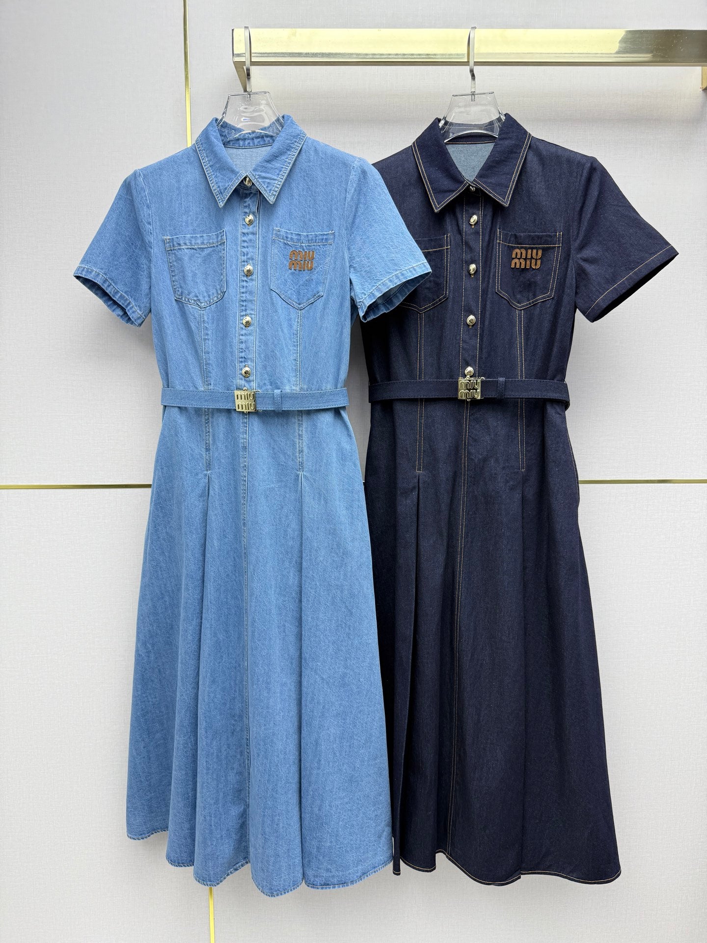 Miumiu 2026 Denim Dress Cotton 351559