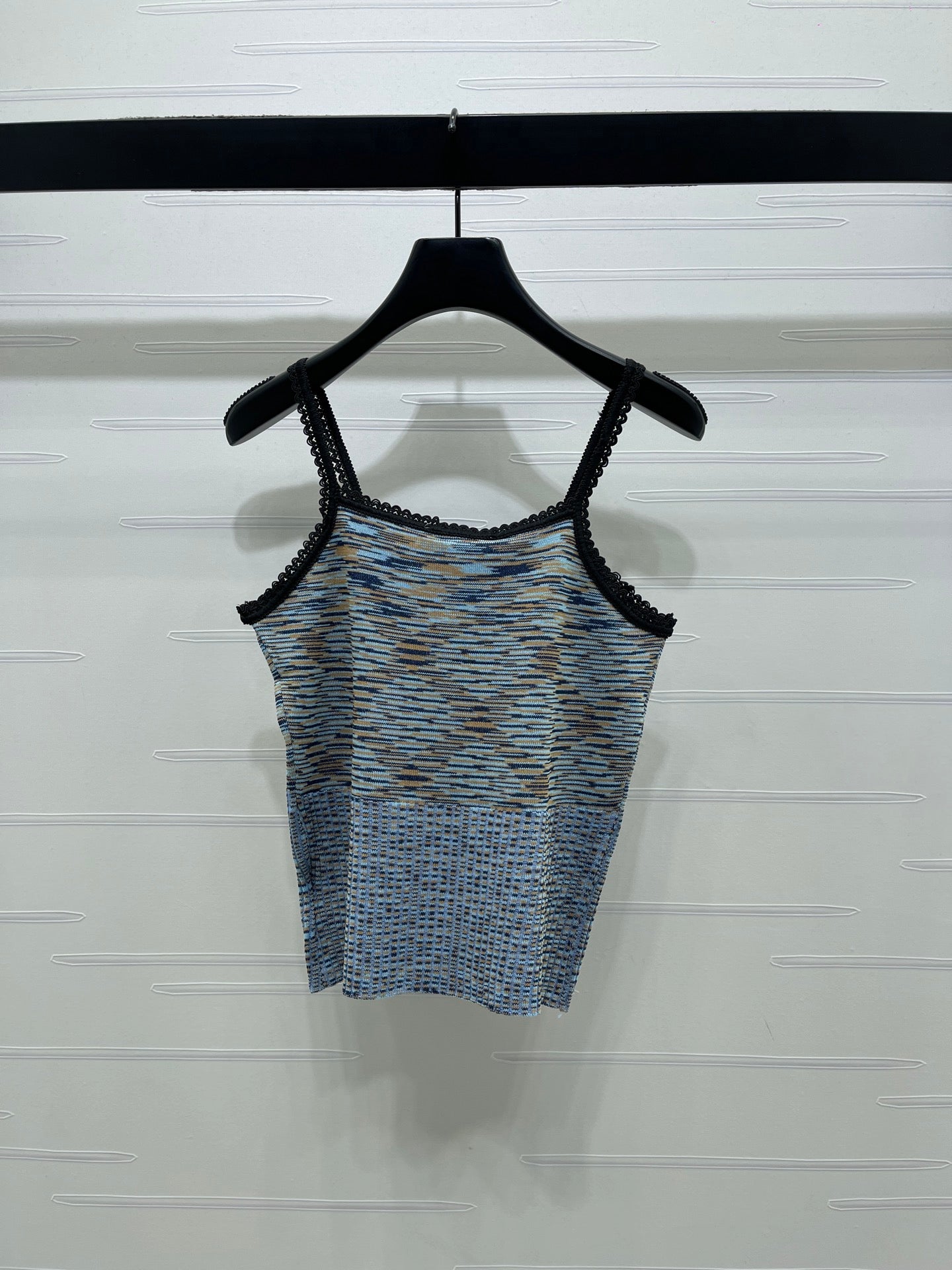 Miumiu 2026 Gradient Camisole Pink and Blue Polyester Viscose 352411