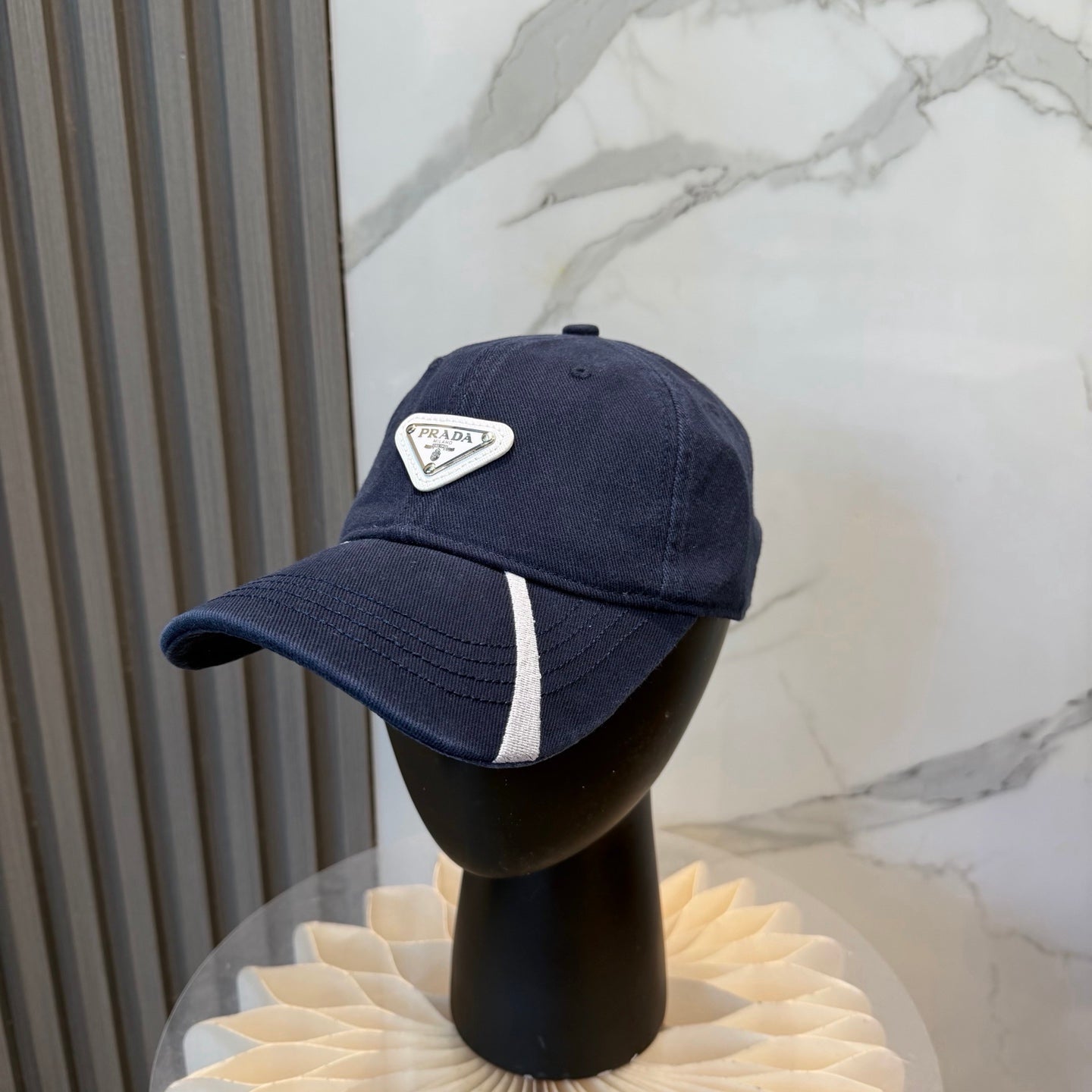 Prada Cotton Baseball Cap 413158