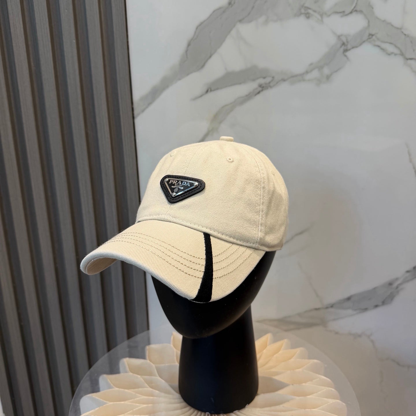 Prada Cotton Baseball Cap 413158