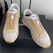 Channel 2026 Sneaker Brown Fabric And Calfskin Suede 895744