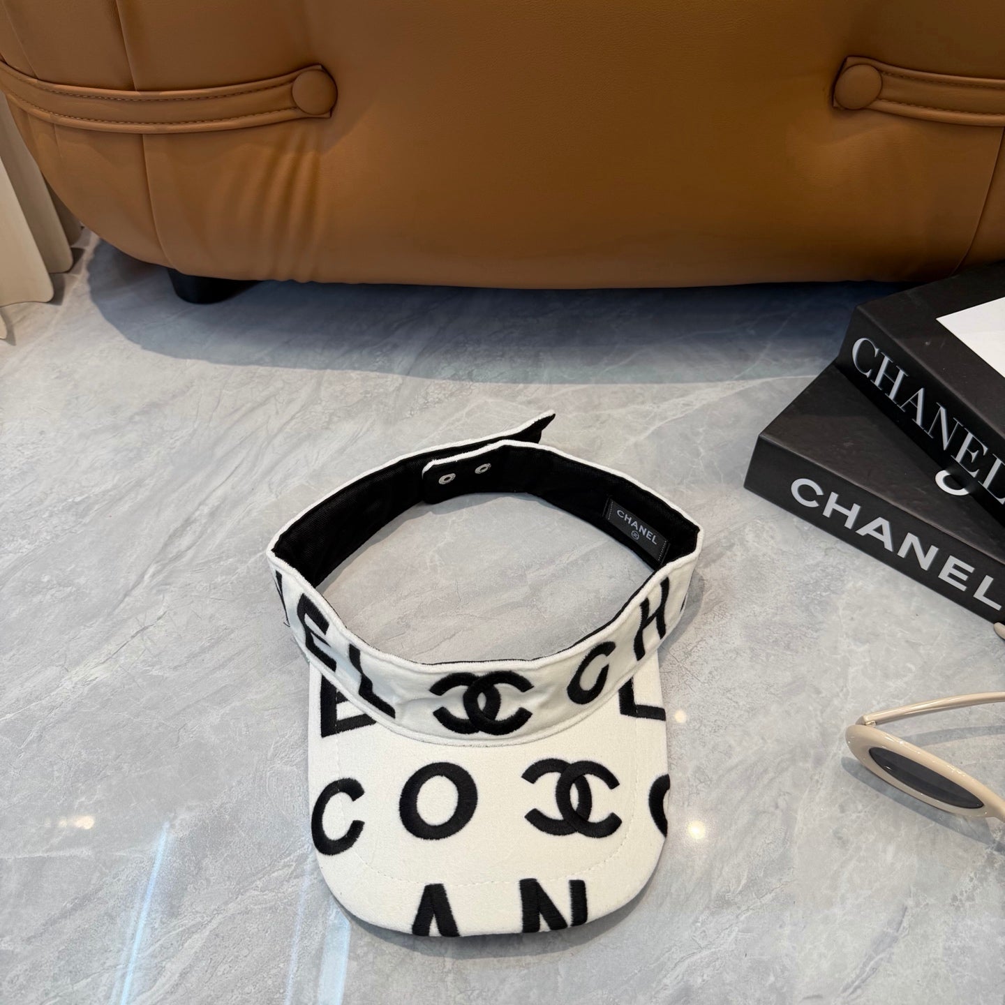 Chanel Coco Beach Hat With Visor 401122