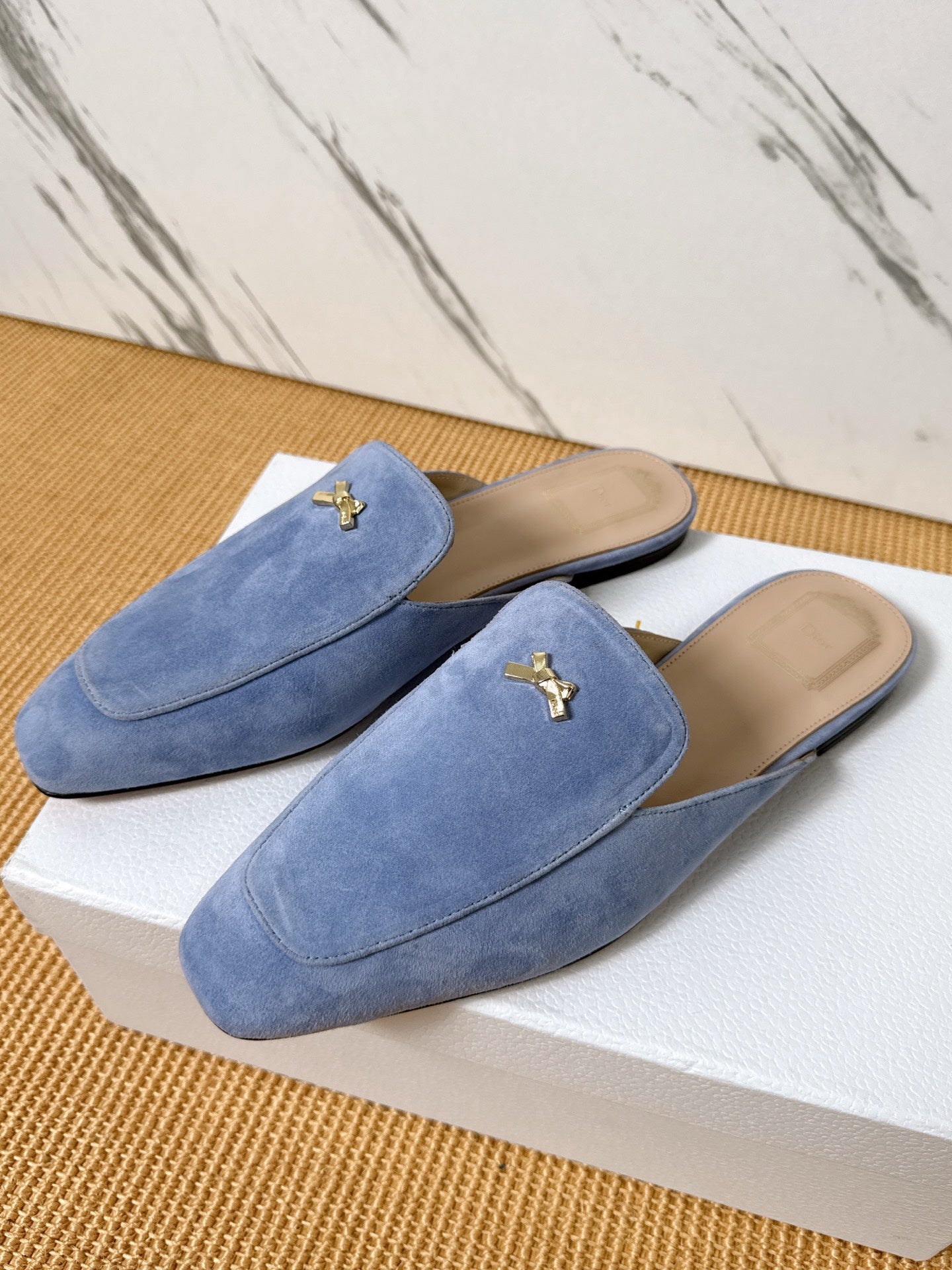 Dior 2026 Bow Mule Suede 904864