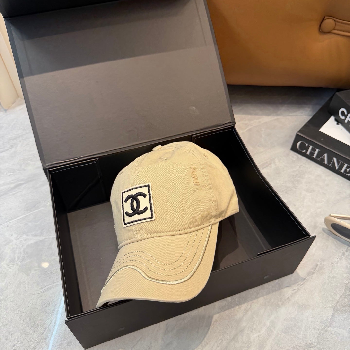 Chanel Logo Baseball Cap 250035