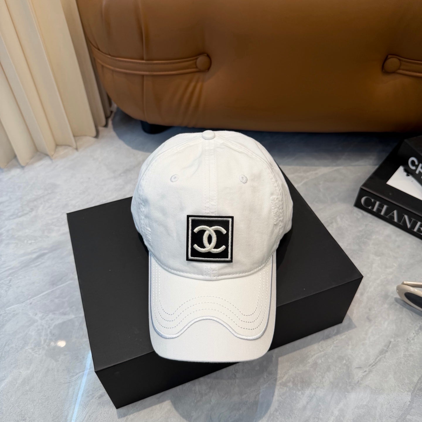 Chanel Logo Baseball Cap 250035