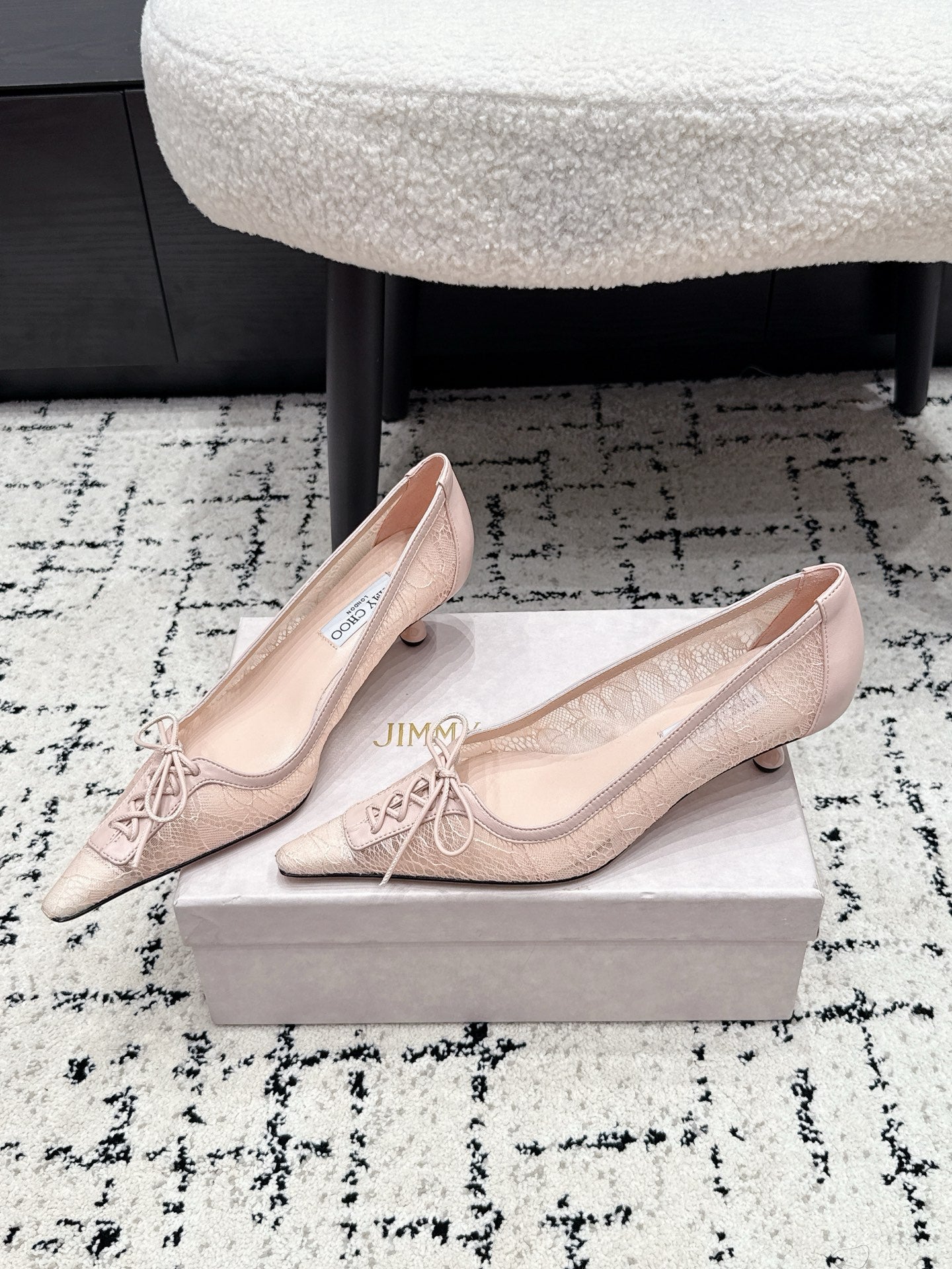 Jimmy Choo 2026 Scarlett Pumps 45mm Lace 908424