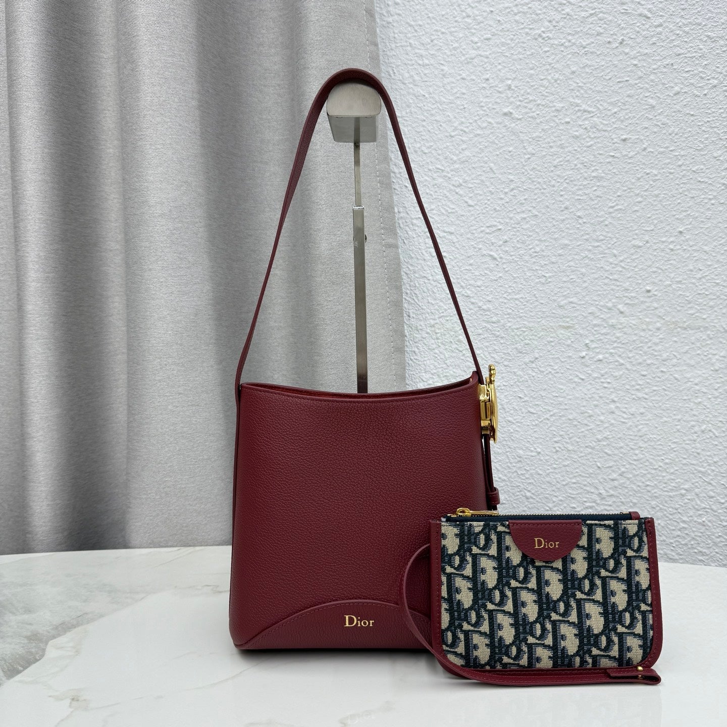 Dior 2026 Medaillon Bucket Bag 19.5cm Calfskin