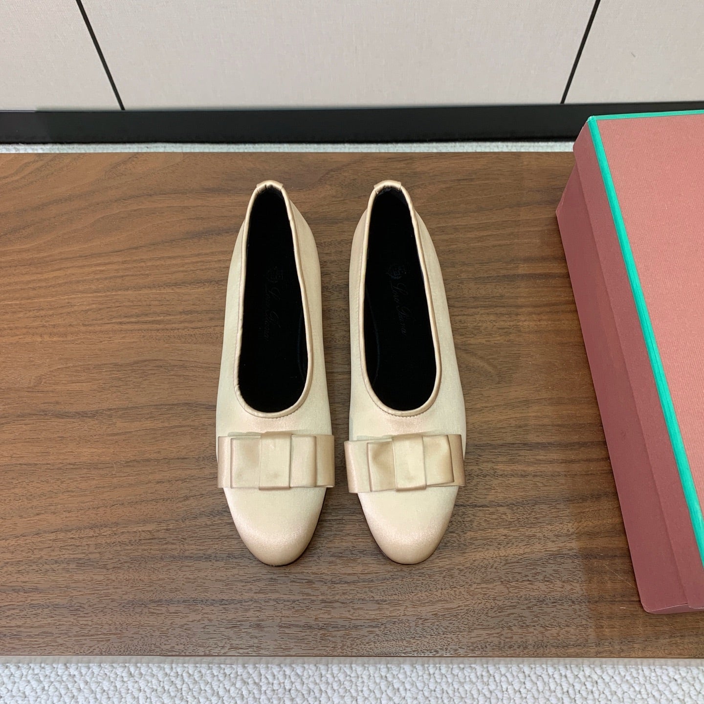 Loro Piana 2026 Bow Ballet Flat Patent Leather And Fabric 935158