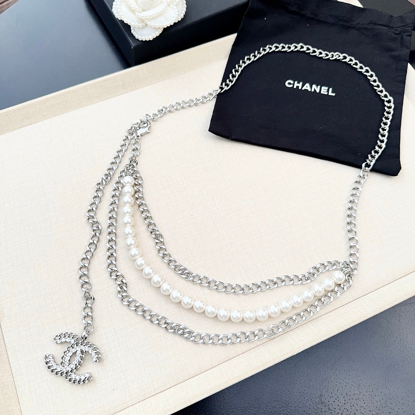 Chanel 2026 Pearl Waist Chain Belt 215177