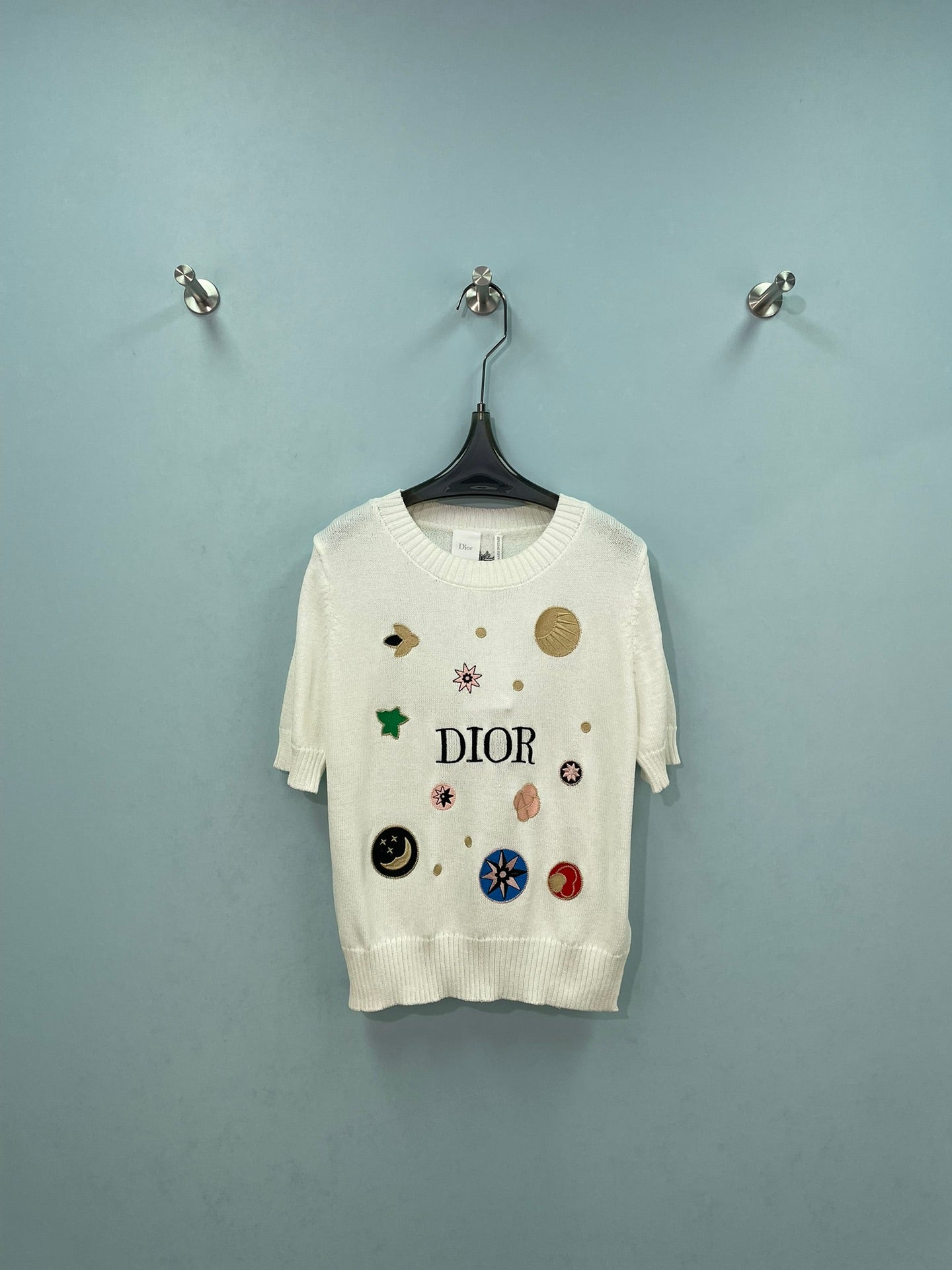 Dior 2026 Knit Short-sleeved Top Wool 757396
