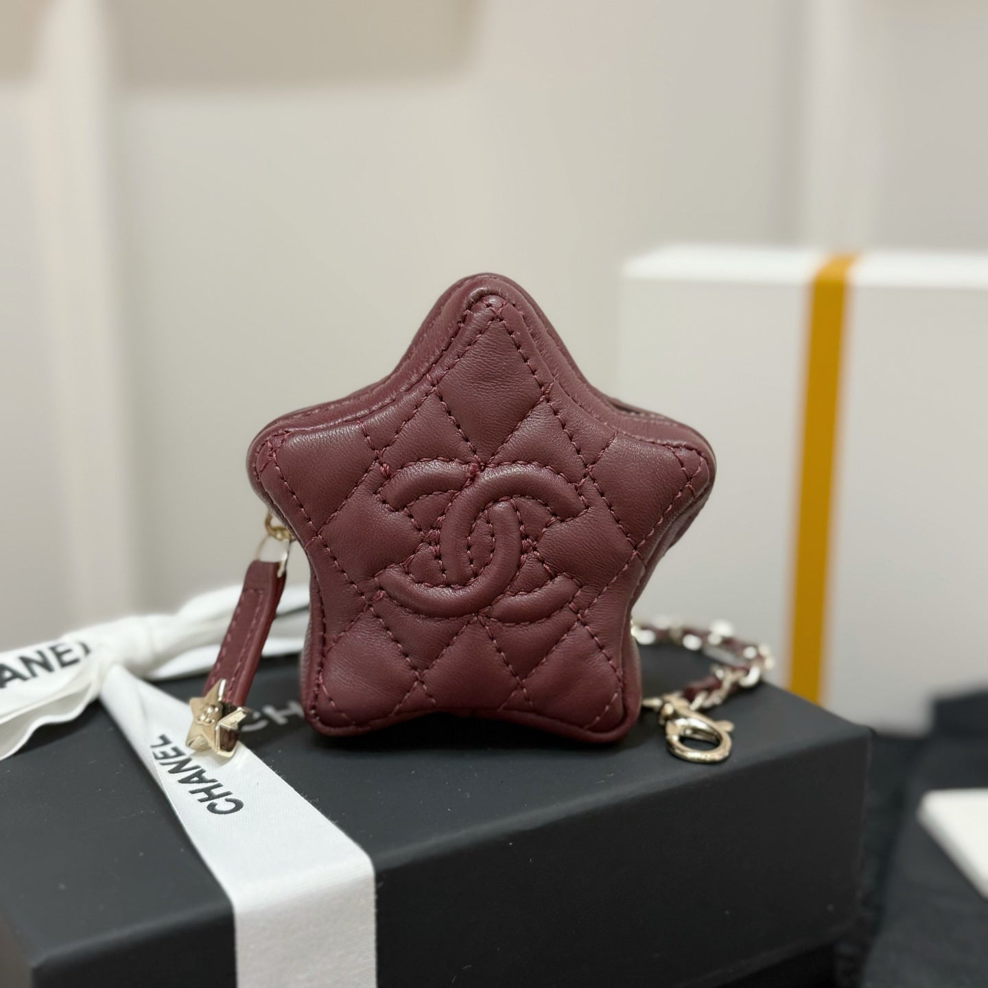 Chanel Five-pointed Star Lambskin Charm