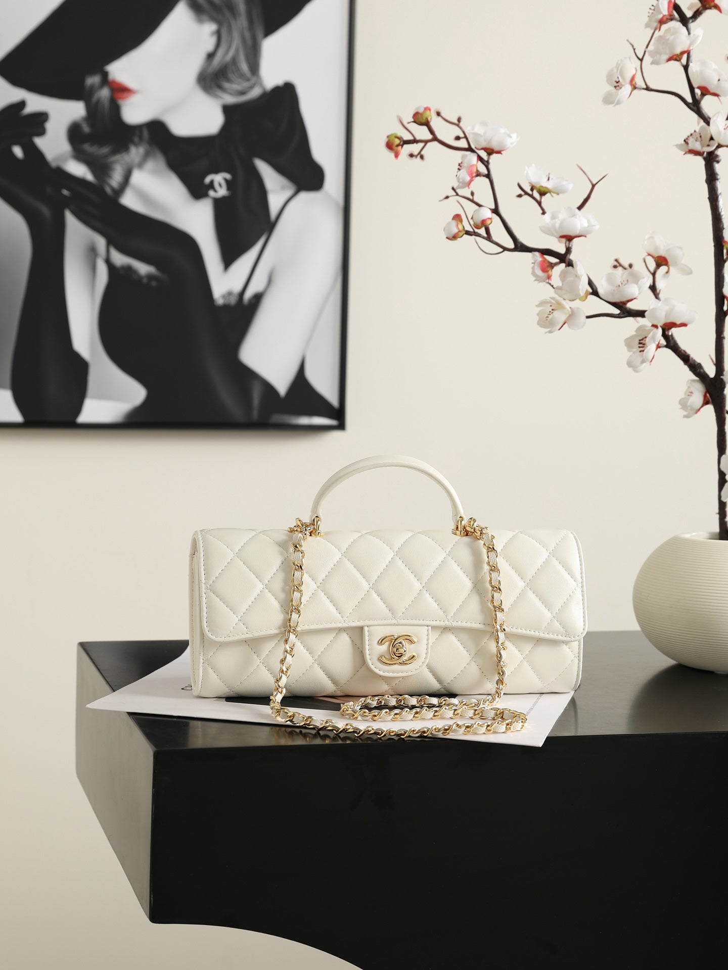 Chanel 2026 Classic Top Handle Bag 25cm Calfskin