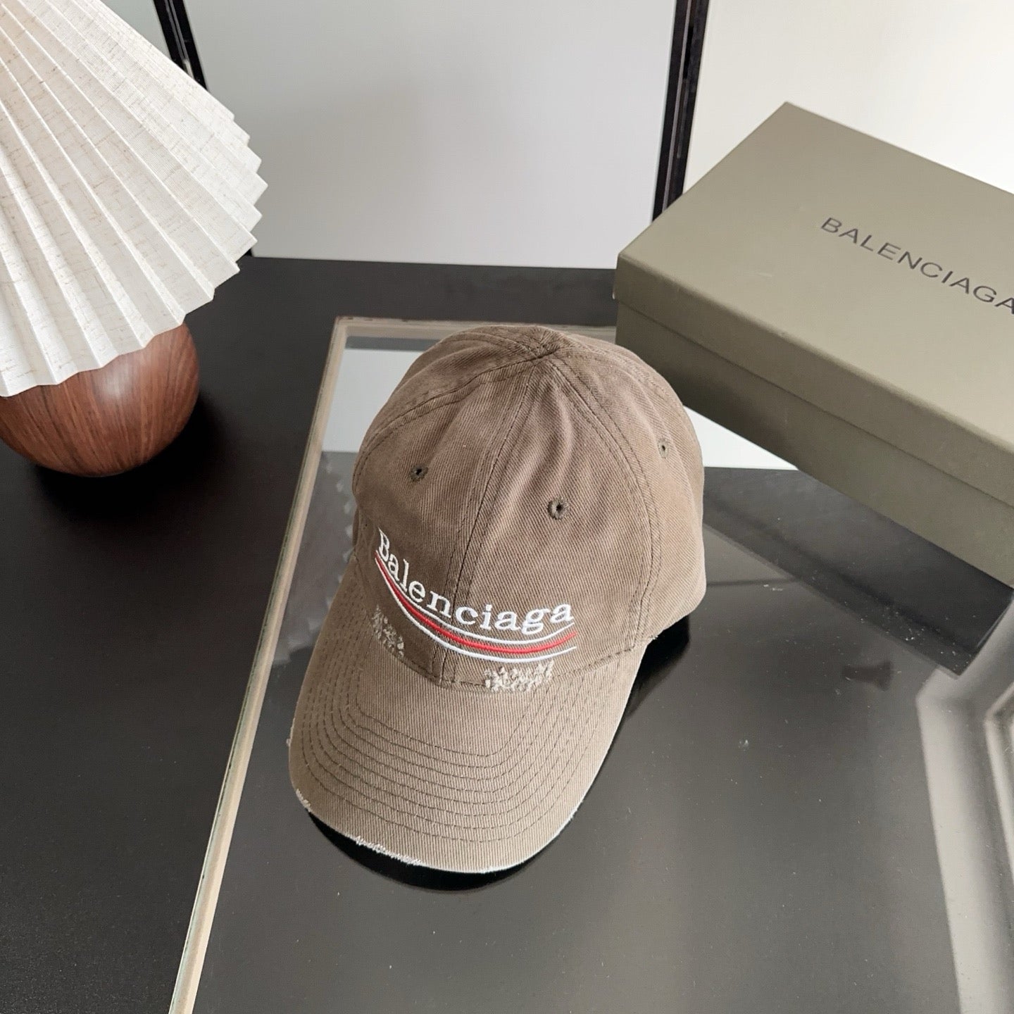 Balenciaga Baseball Cap with Embroidered Letters 412862