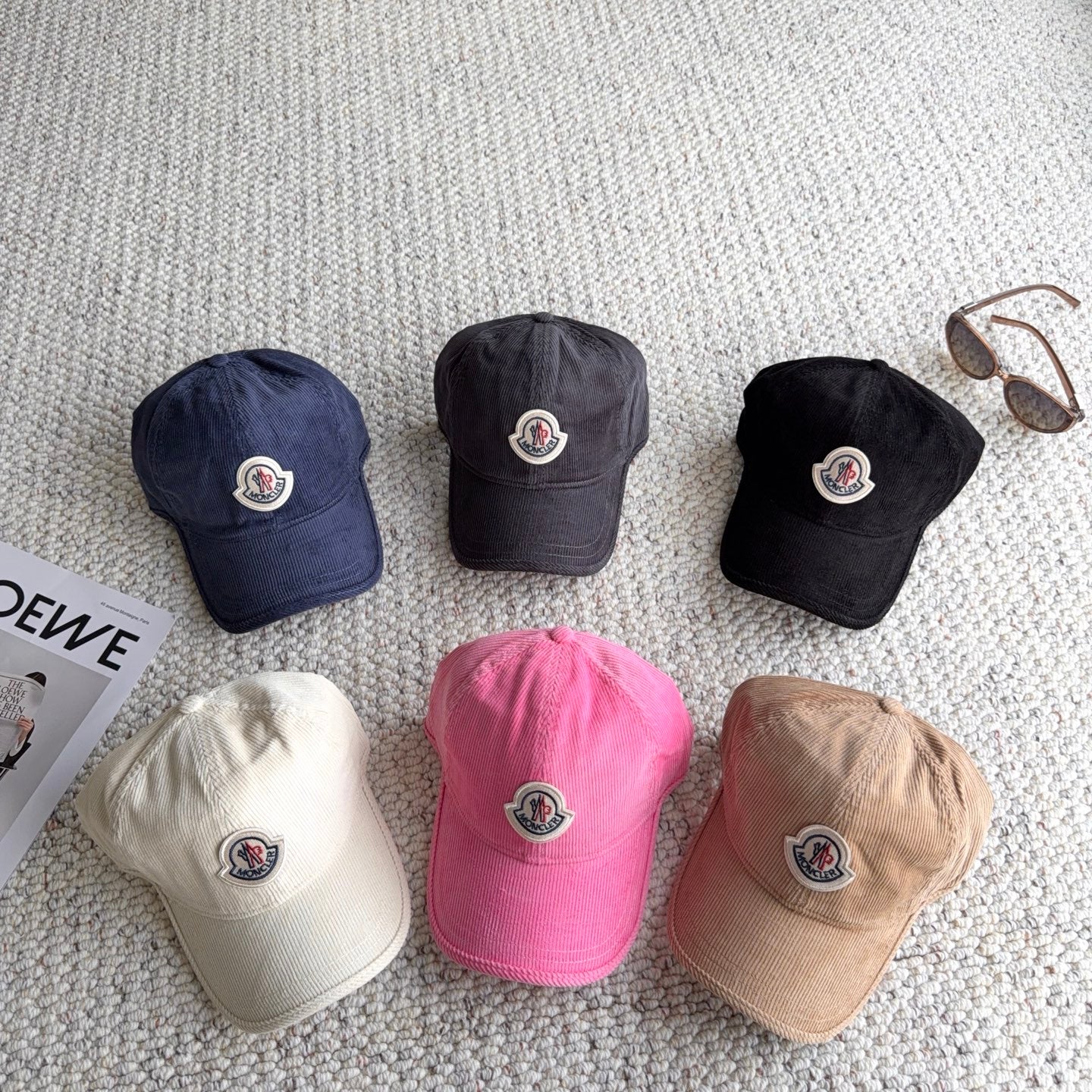 Moncler Logo Baseball Cap Velvet 413193