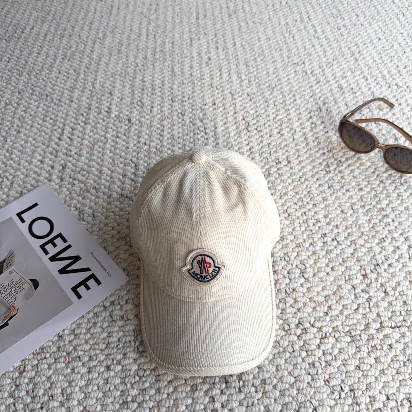 Moncler Logo Baseball Cap Velvet 413193
