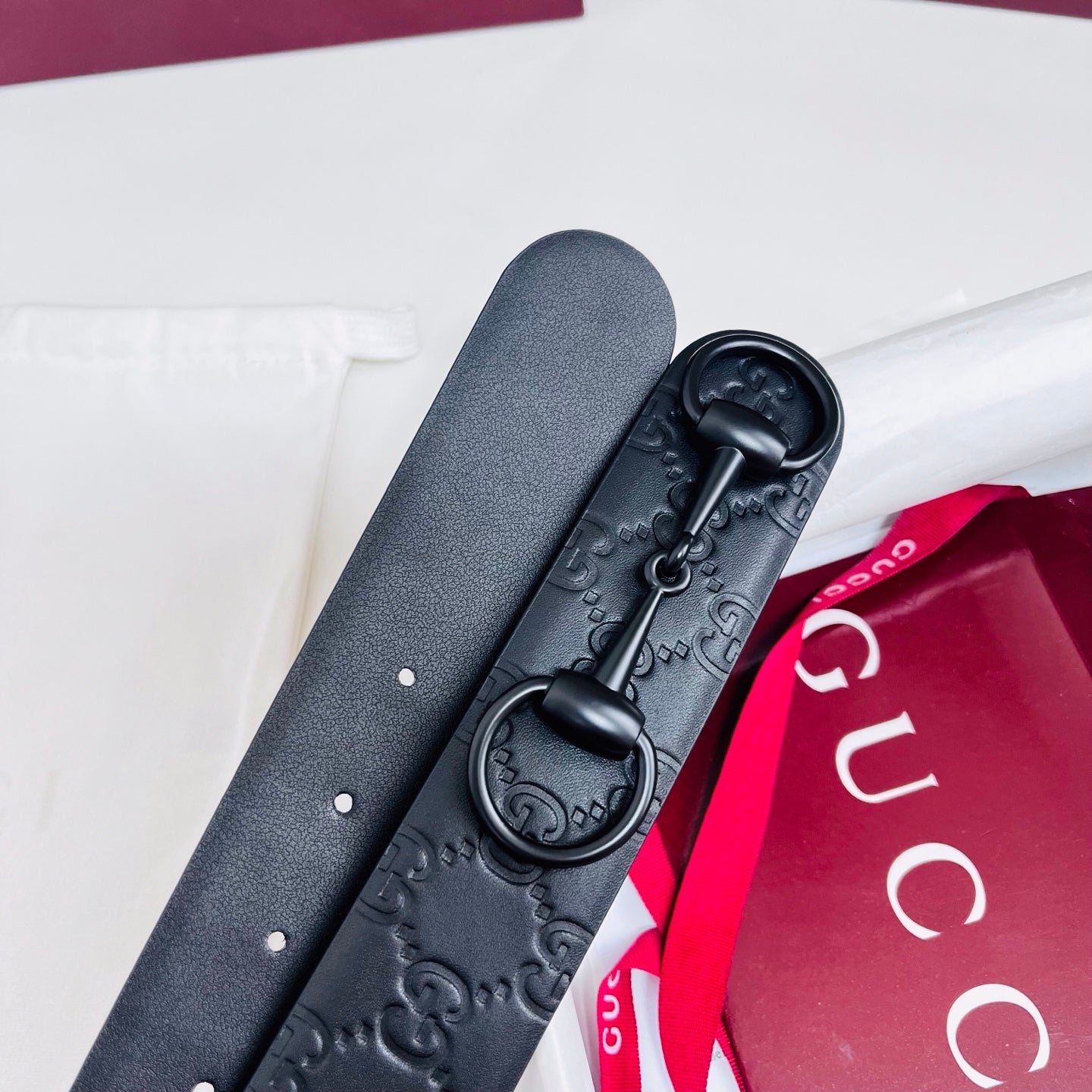 Gucci 2026 GG Supreme Belt 40mm Leather