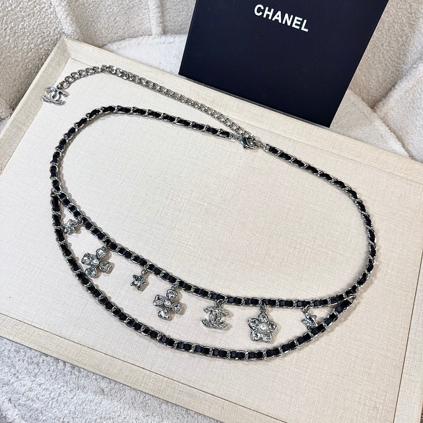 Chanel 2026 Floral Charm Chain Belt 215731