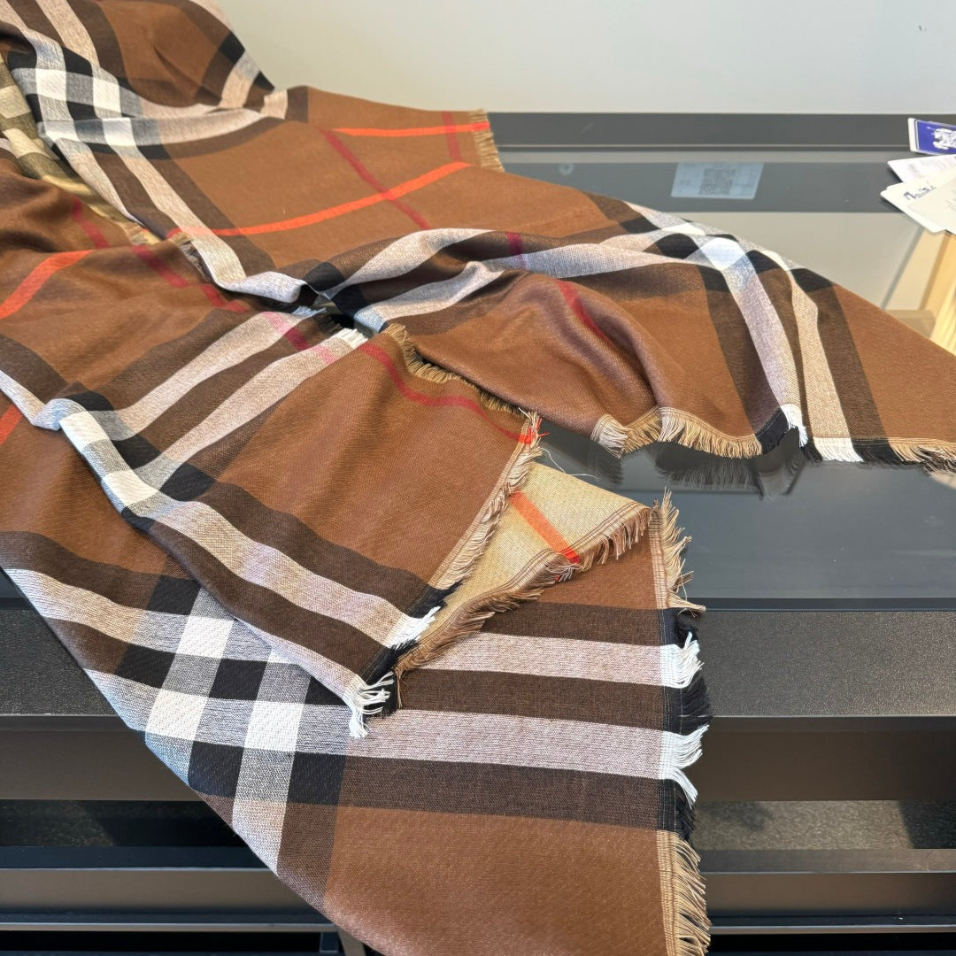 BBR Long Scarf 200CM Brown Cashmere 293338