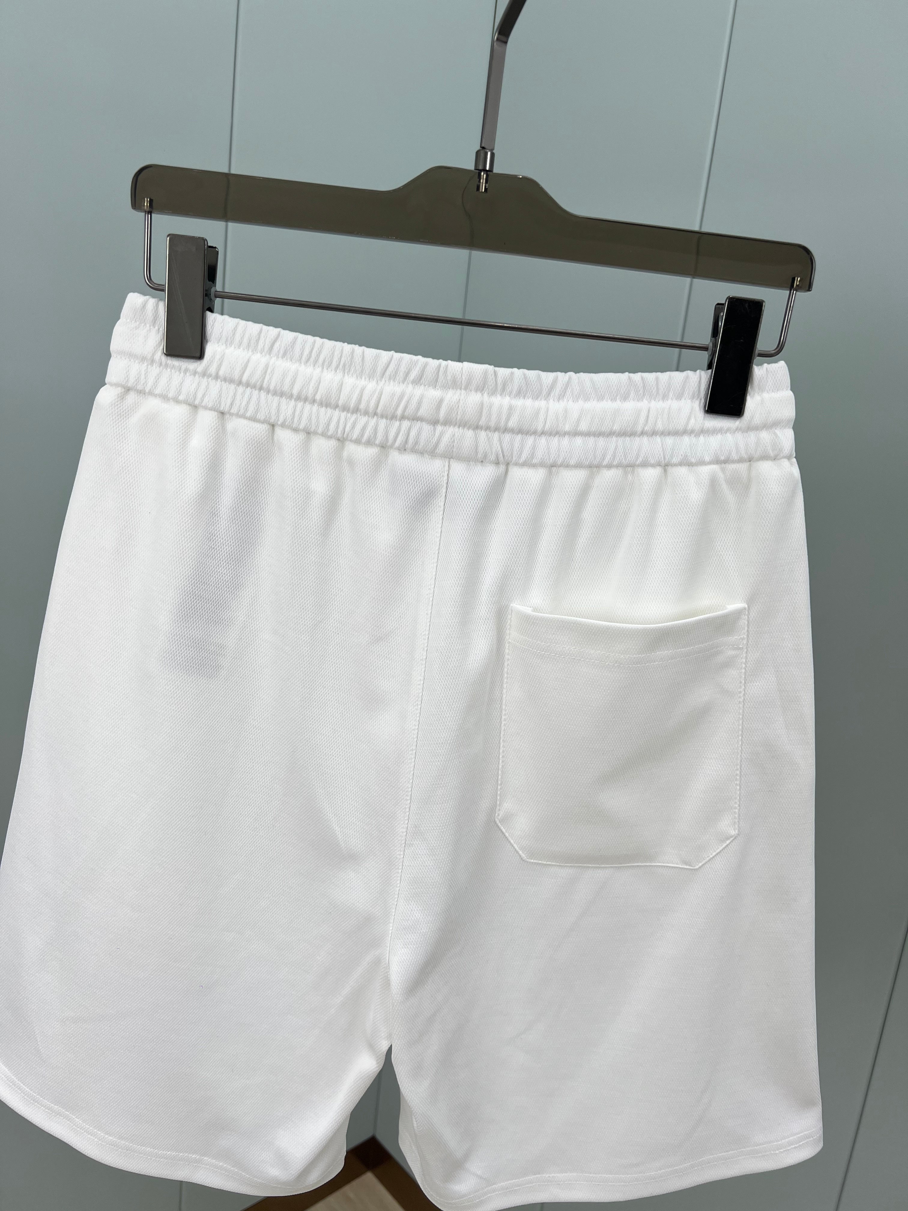 GC 2026 Men's Casual Shorts White Cotton Fabric 696057