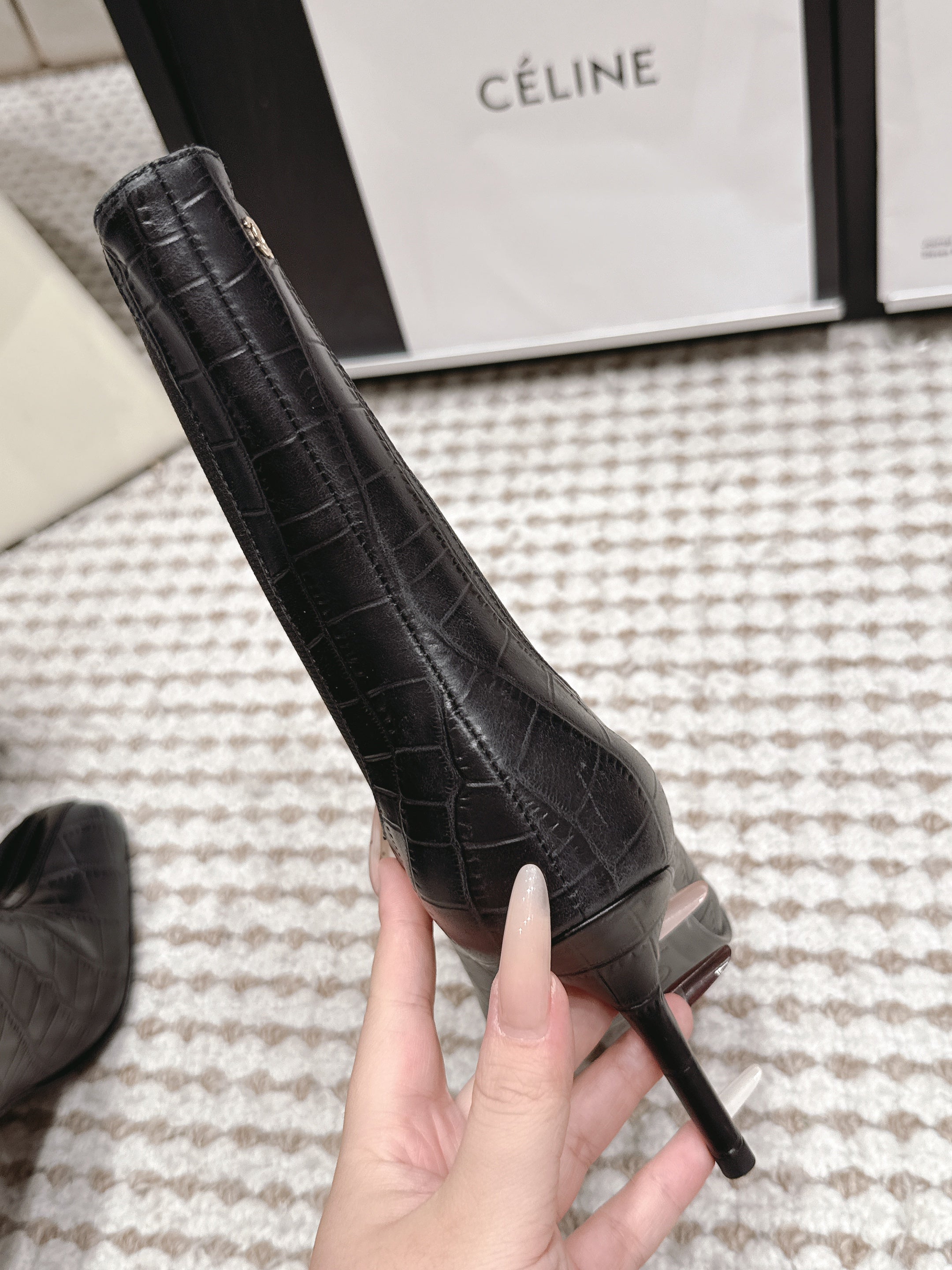 Chanel 2026 Boots 85mm Patent Calfskin 930660