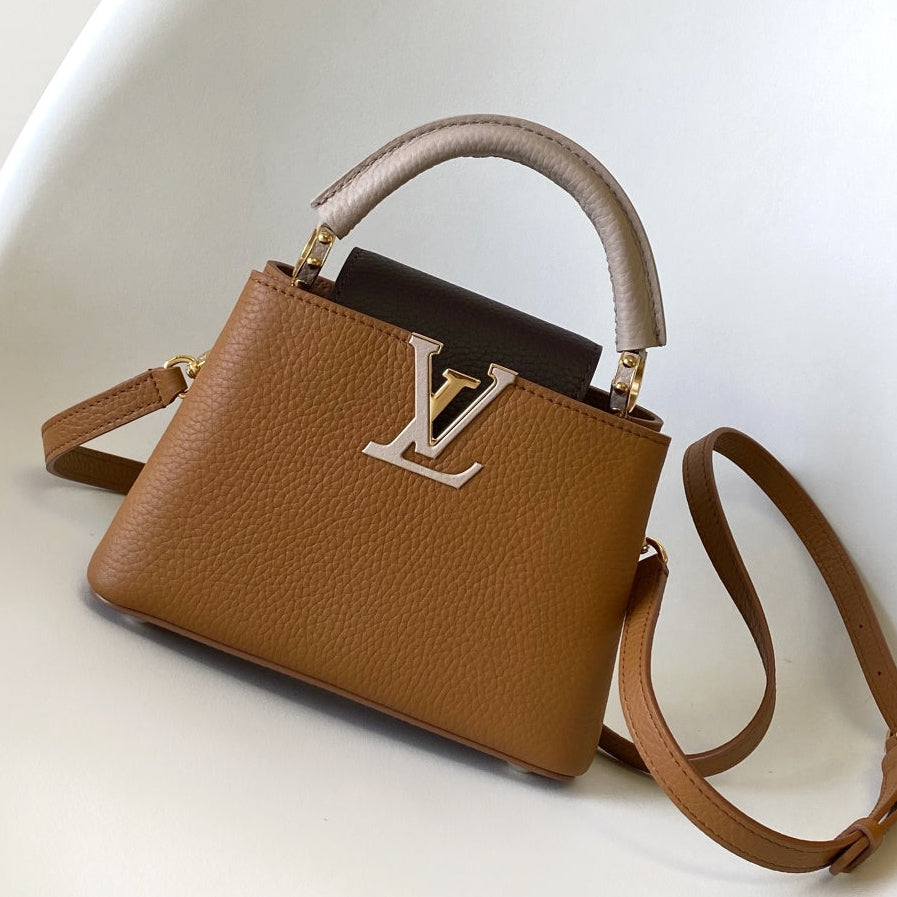 LV 2026 Capucines Bag Brown Taurillon Cowhide Leather 281638