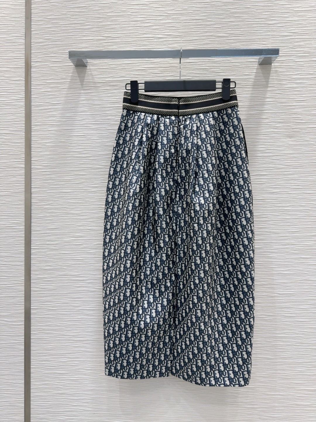 CD 2025 A-line Skirt Black Polyester