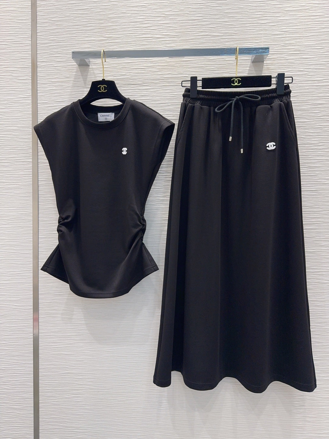 Chanel 2026 Set Black and White Cotton 133225