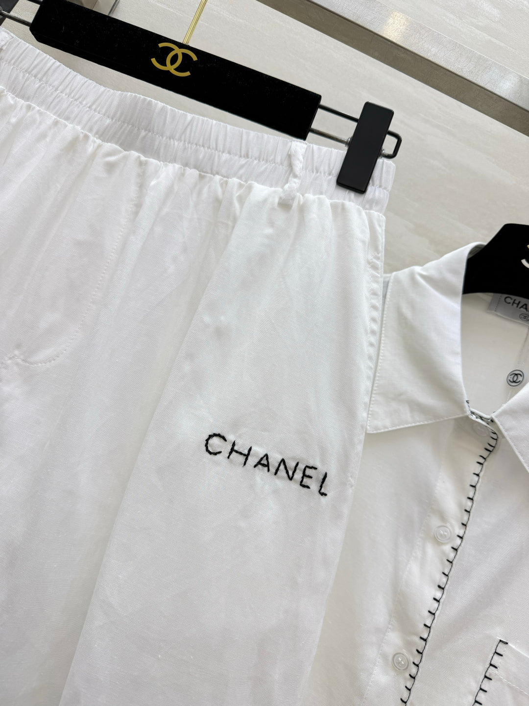 Chanel 2026 Set White And Black Cotton 414195