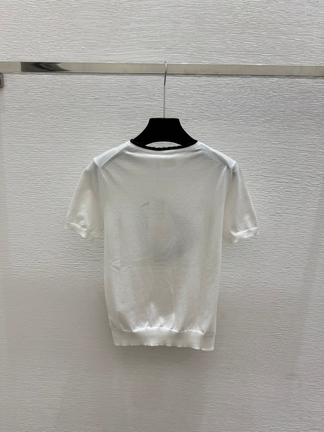 Dior 2026 Heart Knitted Short-Sleeve T-Shirt Wool 758717