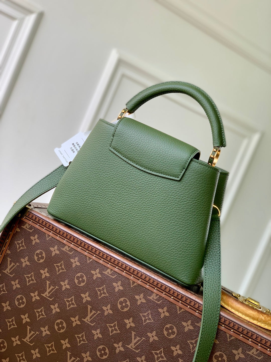 LV 2025 Capucine Bag Green Green