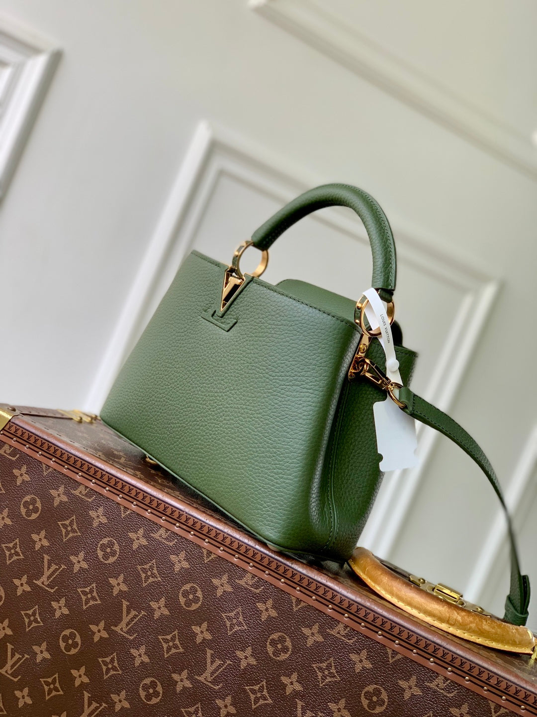 LV 2025 Capucine Bag Green Green