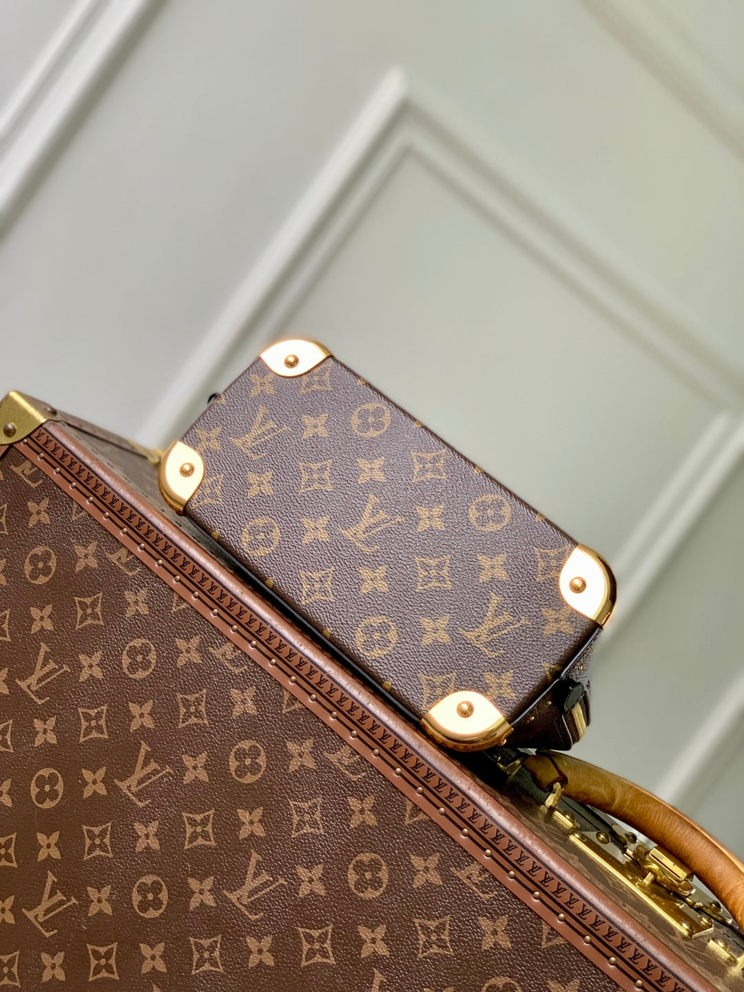 LV 2025 Alma BB cm Bag Brown Canvas Leather 347367