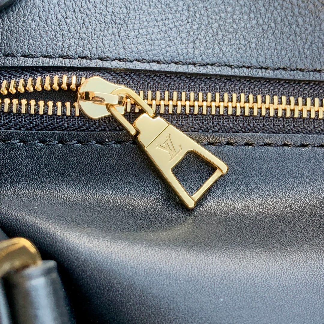 LV 2025 Vendome PM Bag Black Calfskin 347426