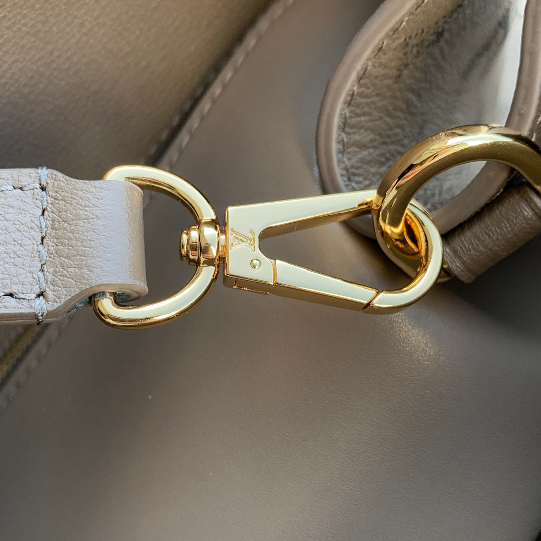 LV 2025 Vendome PM Bag Taupe Calfskin 347427