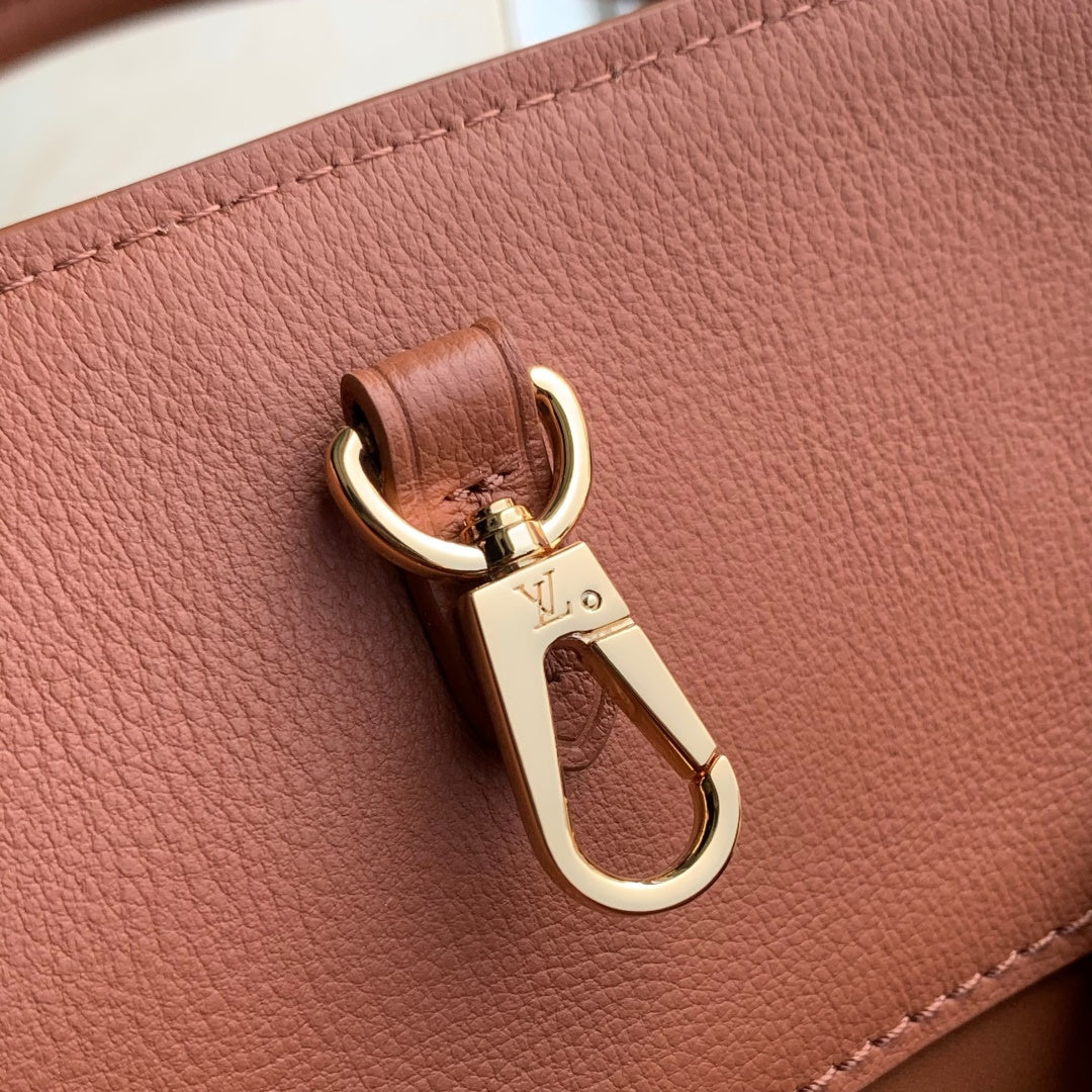 LV 2025 Vendome PM Bag 35cm Cognac Brown Calfskin 347425