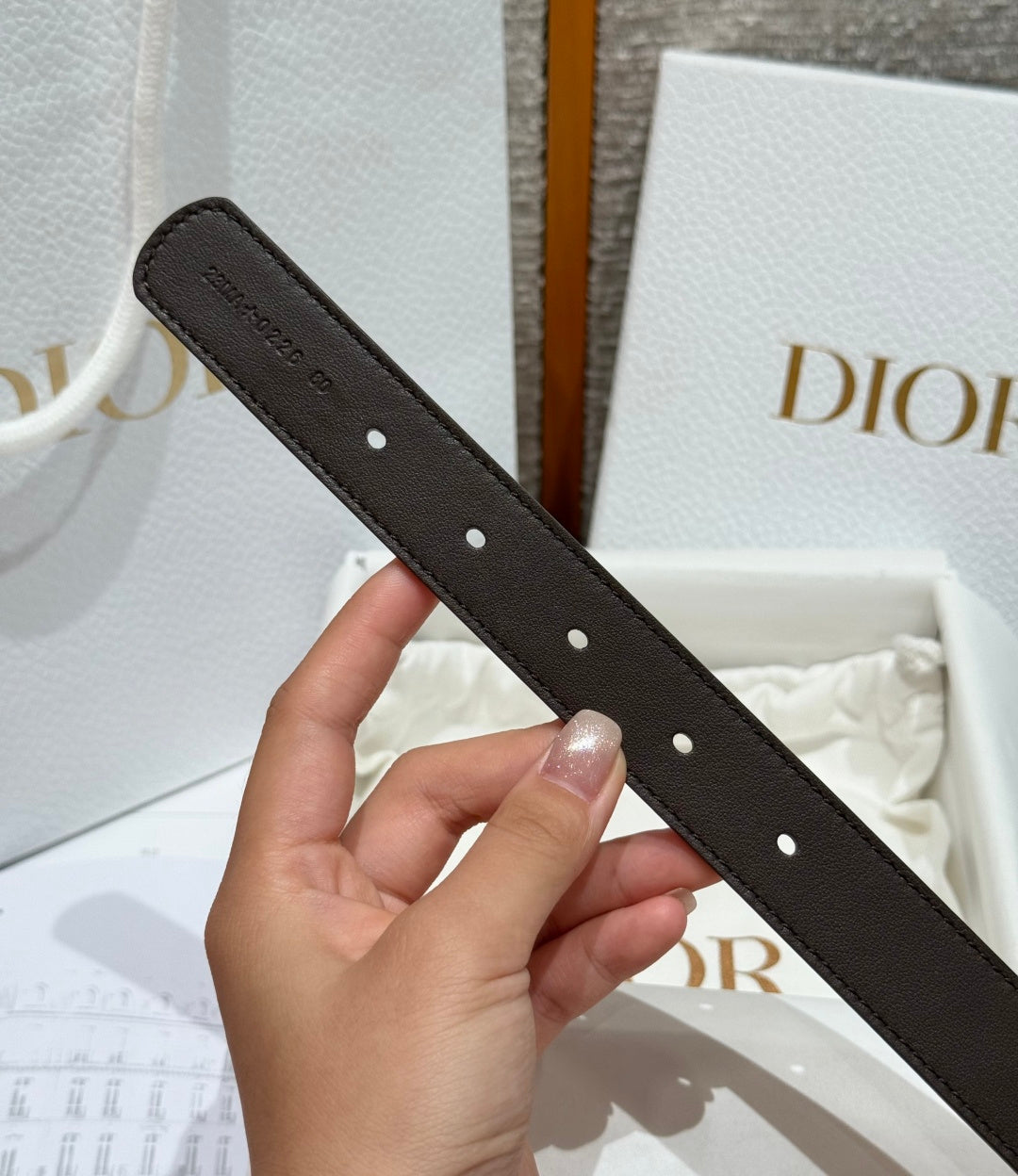 Dior 2026 30 Montaigne Reversible Belt 20mm Leather 215407