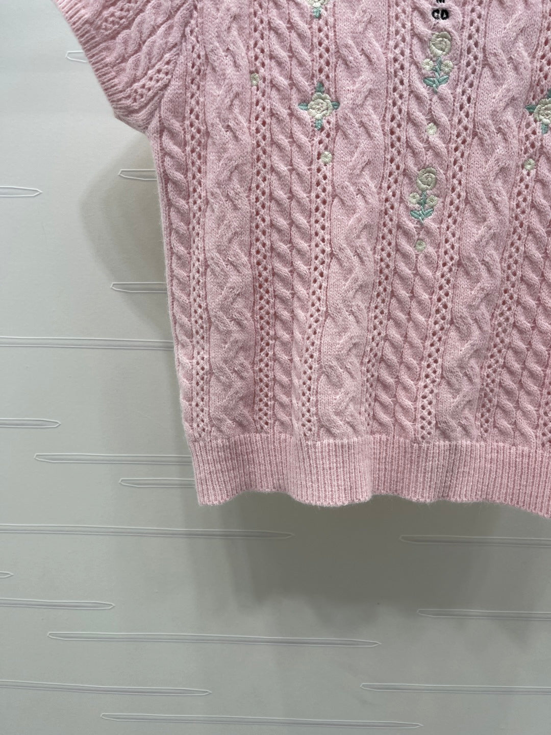 Dior 2026 T-shirt Pink Wool Cashmere 136377