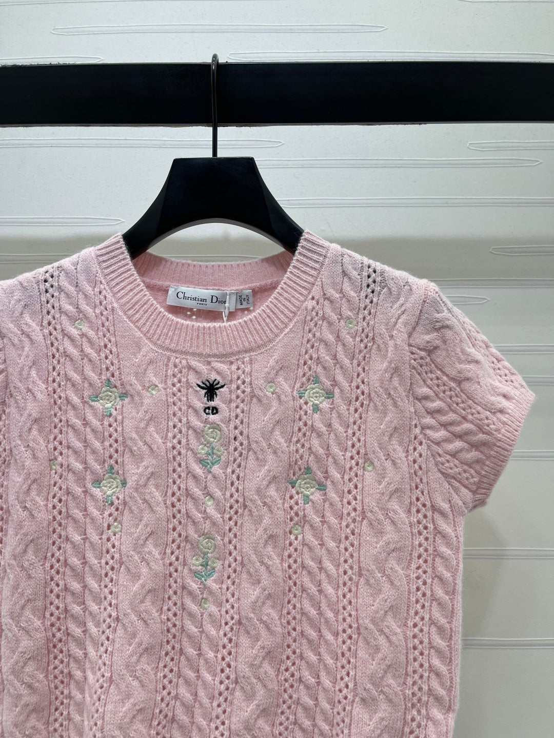 Dior 2026 T-shirt Pink Wool Cashmere 136377