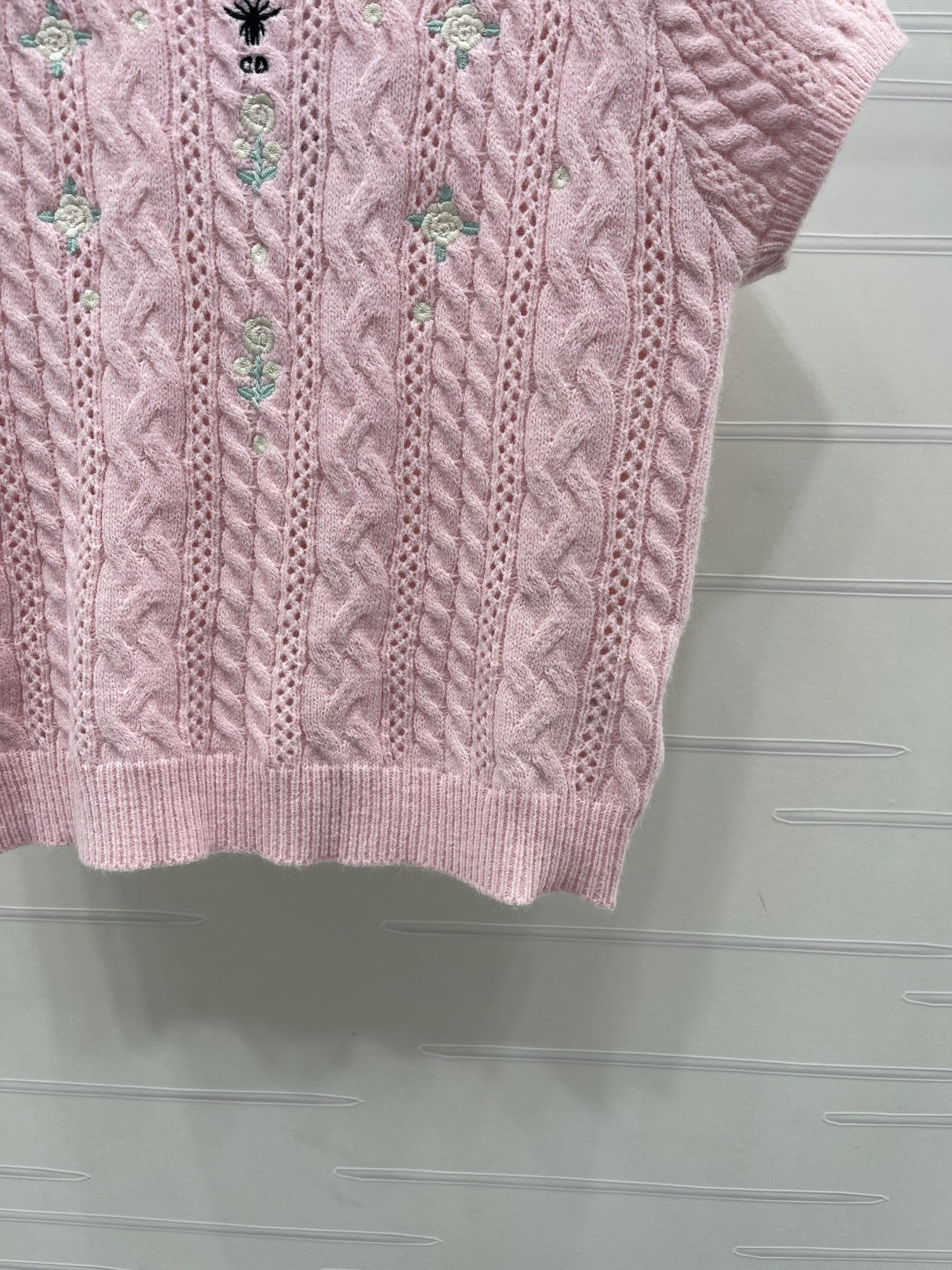 Dior 2026 T-shirt Pink Wool Cashmere 136377